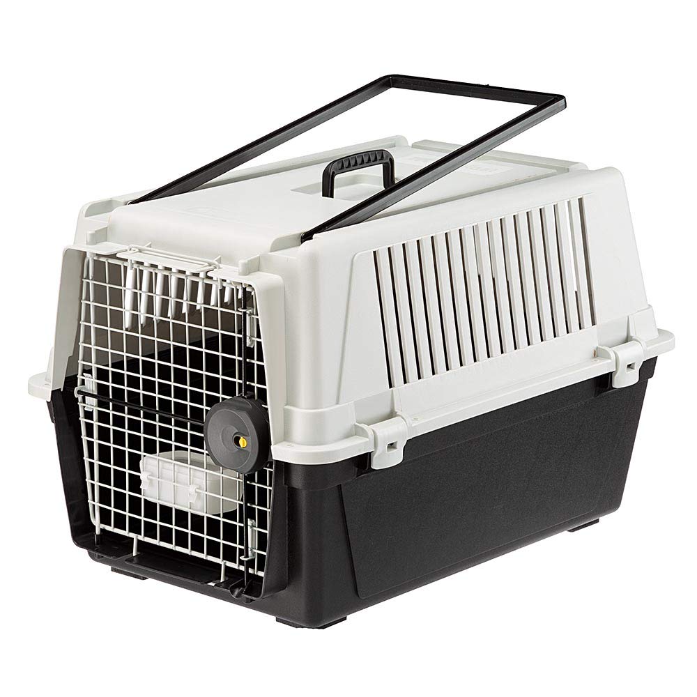 Ferplast Trasportino per cani di taglia media ATLAS 40 PRO, Box per trasporto animali, Porta in acciaio plasticato, Sistema di chiusura di sicurezza, Griglie per l'aerazione, 49 x…