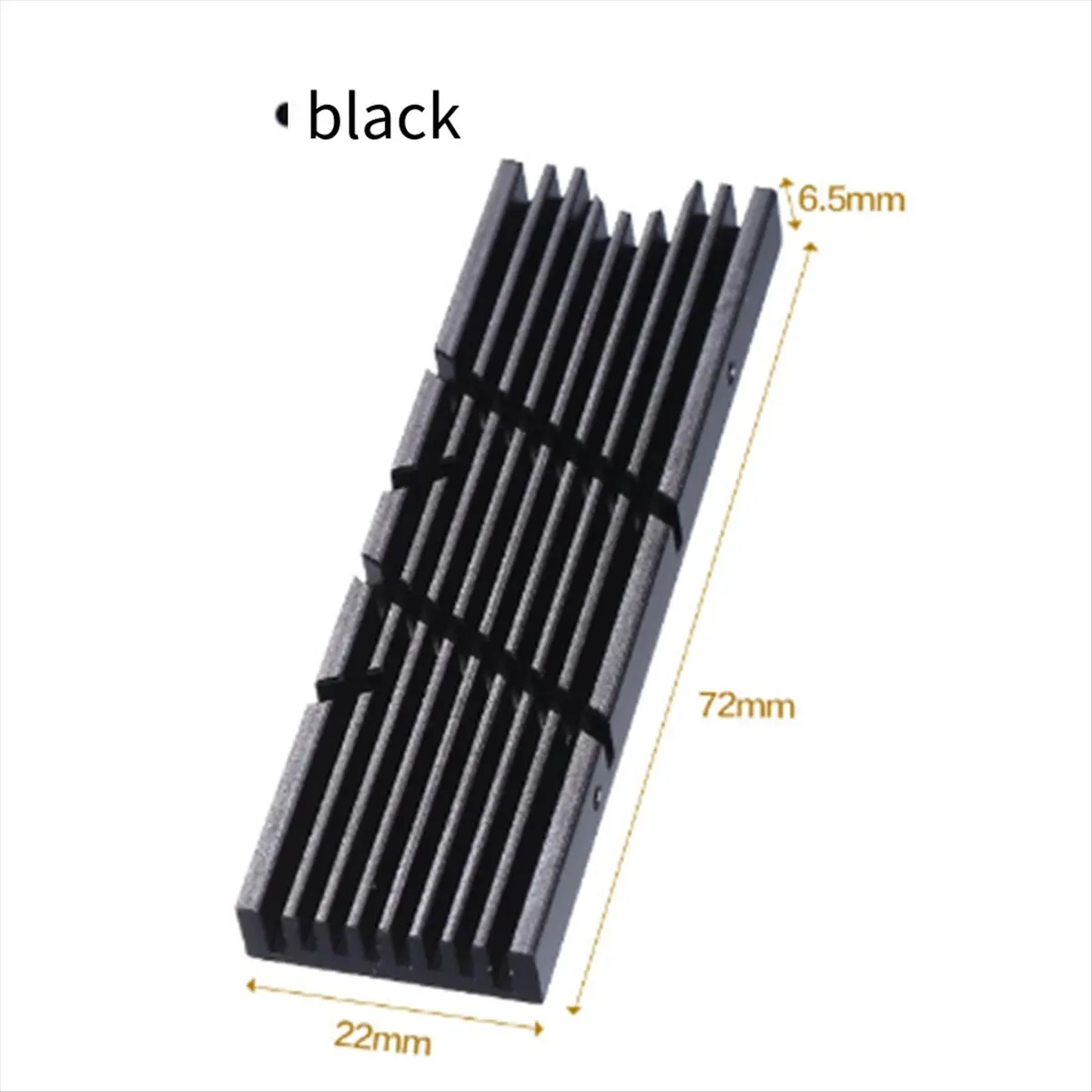 Dissipatore di Calore per SSD M.2, Radiatore in Alluminio per NVME 2280, Pad Termico per PC Desktop