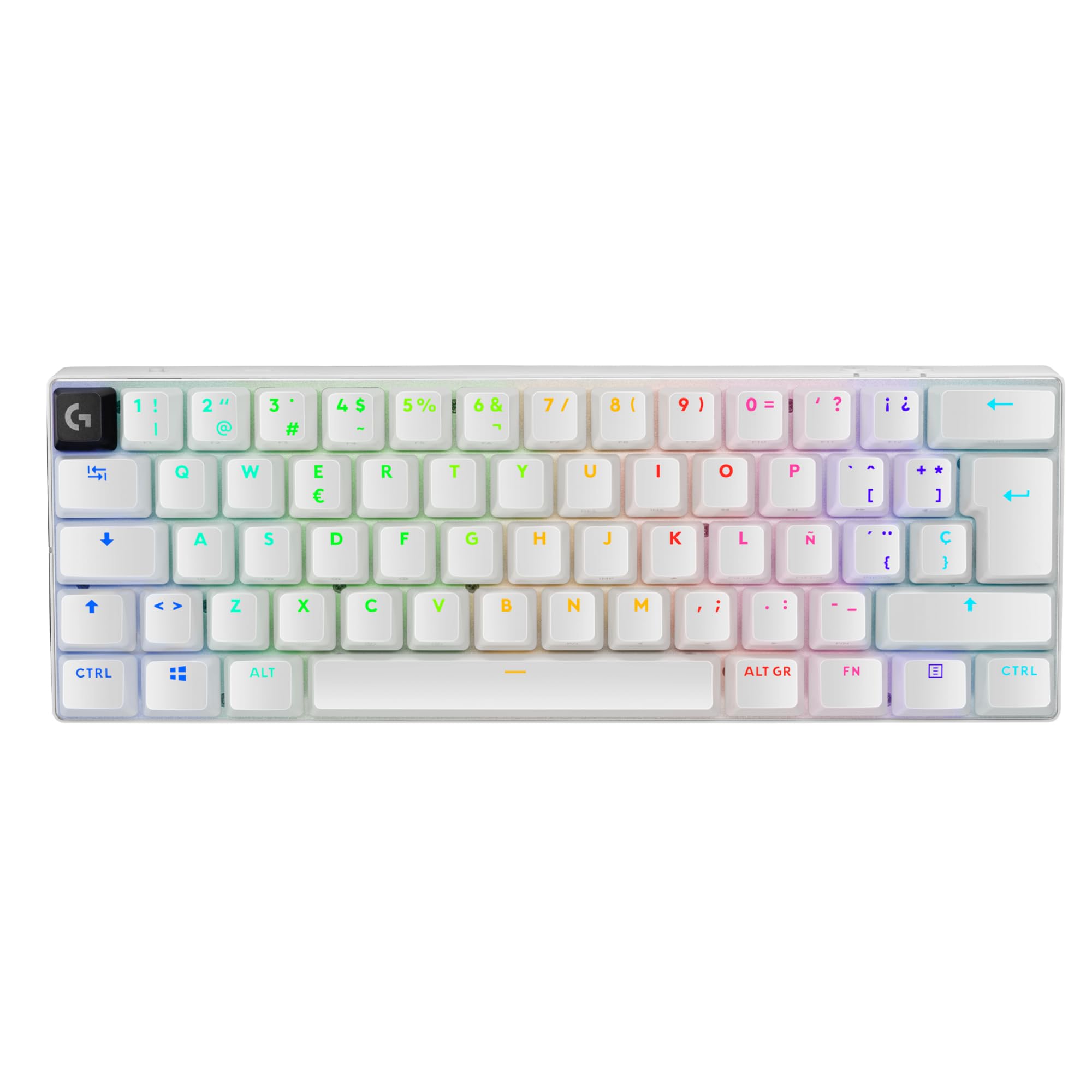 Logitech G PRO X 60 LIGHTSPEED, Tastiera Gaming Wireless, Tastiera Meccanica 60% Ultra Compatta TKL, LIGHTSYNC RGB, Copritasti in PBT Bicomponente, Tattili Optical, Windows PC QWE…
