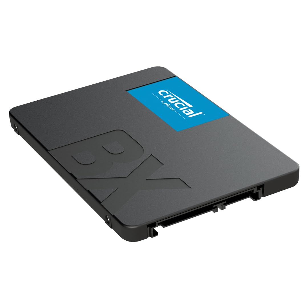 Crucial BX500 SATA SSD 1TB, SSD Interno 2,5", Fino a 540MB/s, Compatibile con Notebook e PC Desktop, 3D NAND, Accelerazione dinamica di scrittura, Hard Disk SSD Interno - CT1000BX…