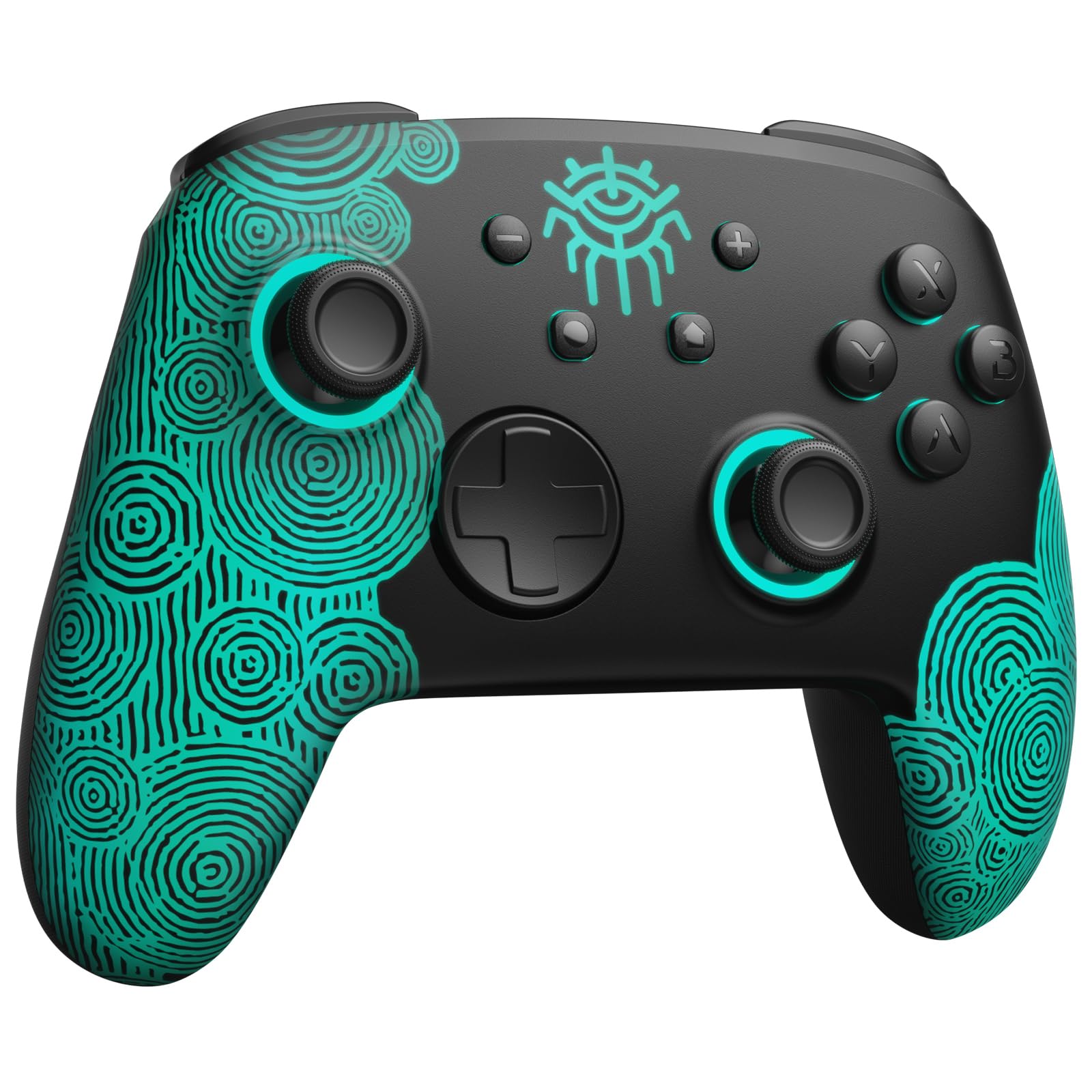 PALPOW Switch Pro Controller senza fili con NFC, Pro Controller Advantage per Switch 2/OLED/Lite/Steam Deck, Gamepad Wireless con Joystick Effetto Hall/RGB/Turbo/Macro/Bluetooth/B…