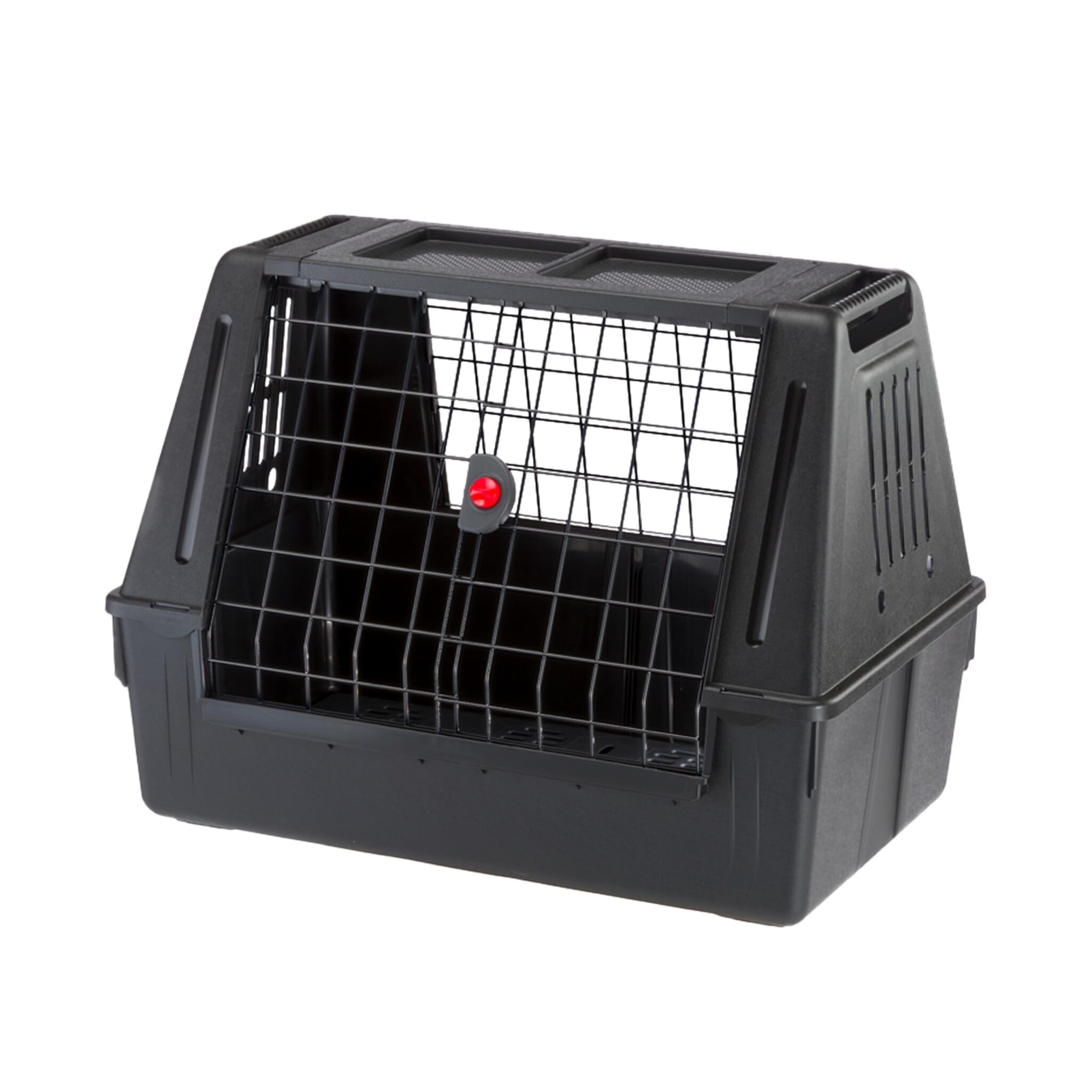 Ferplast ATLAS CAR 80 SCENIC Trasportino per Cani da Auto con Doppia Finestra, Tappeto Drenante, Portaoggetti, Maniglie, Doppia Apertura Scorrevole con Chiusura Sicura, Max 20 kg,…