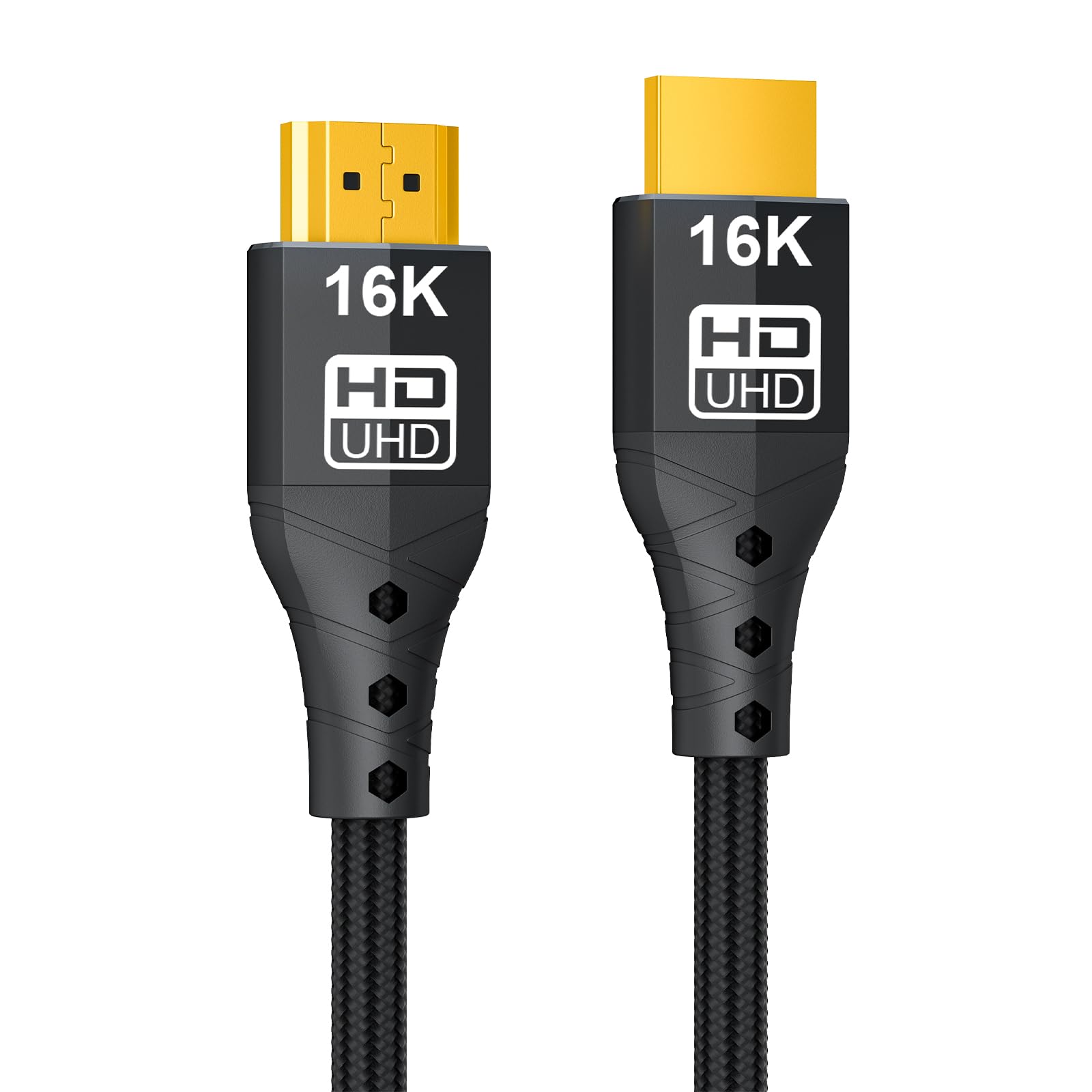 ZIKNYDO Cavo HDMI 2.2 1,5 mt (Ultra High Speed 96Gbps, 16K/10K/8K/4K, Dynamic HDR, HDR10+, Dolby Vision, Dolby Atmos, DTS:X, HDCP 2.2&2.3, Intrecciato) compatibile con cavo HDMI 2…
