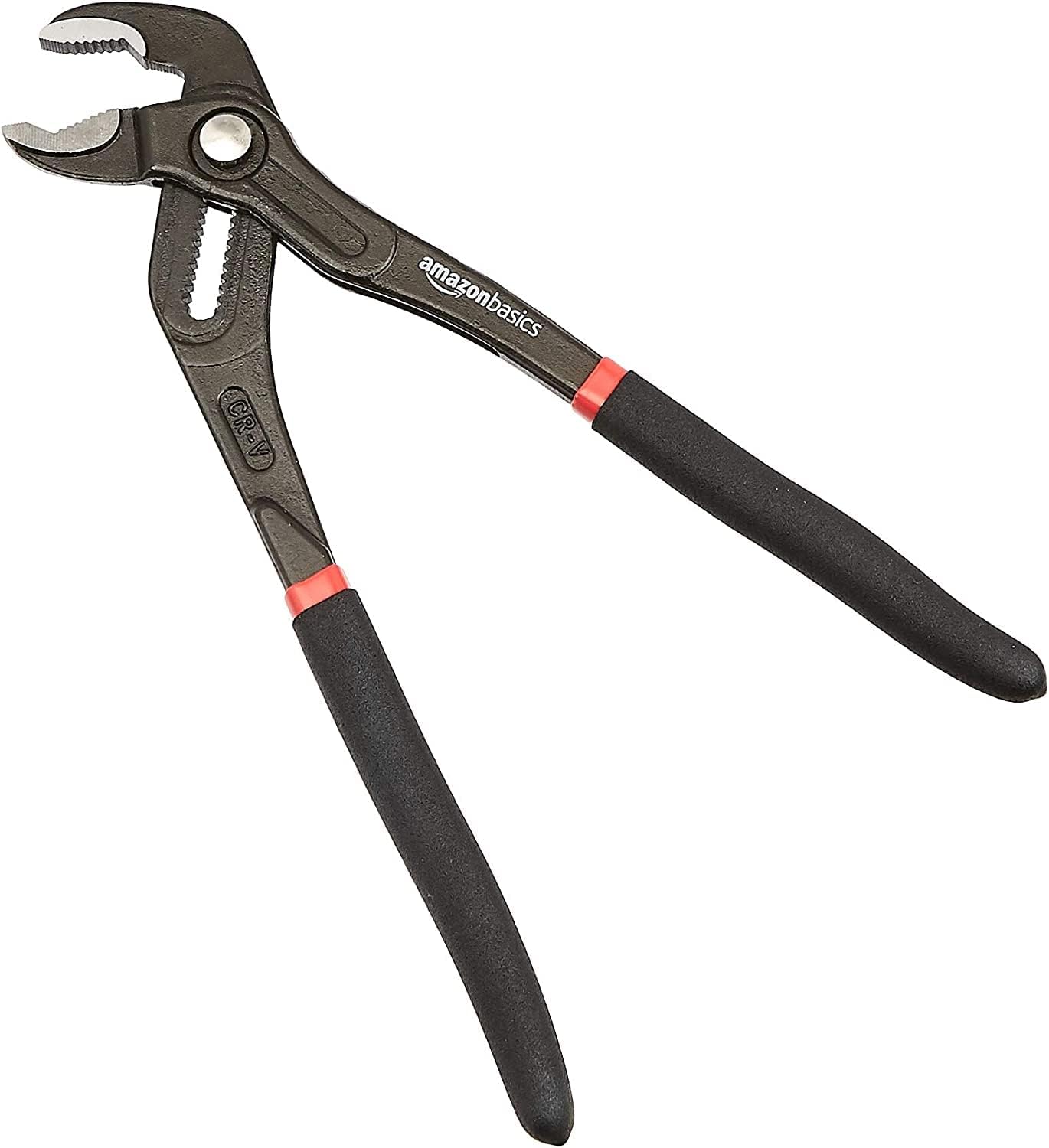 Amazon Basics Pinza per pompa dell'acqua a sgancio rapido Giunto scorrevole scanalato, Nero