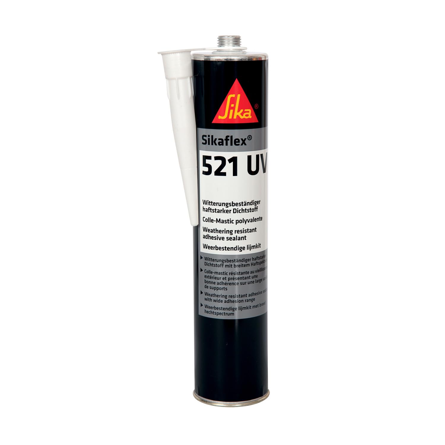 SIKA - Sigillante per auto e camper - Sikaflex 521 UV - Bianco - 300ml | Resistente a sole e pioggia - Sigillature sicure e durature per i tuoi viaggi in sicurezza