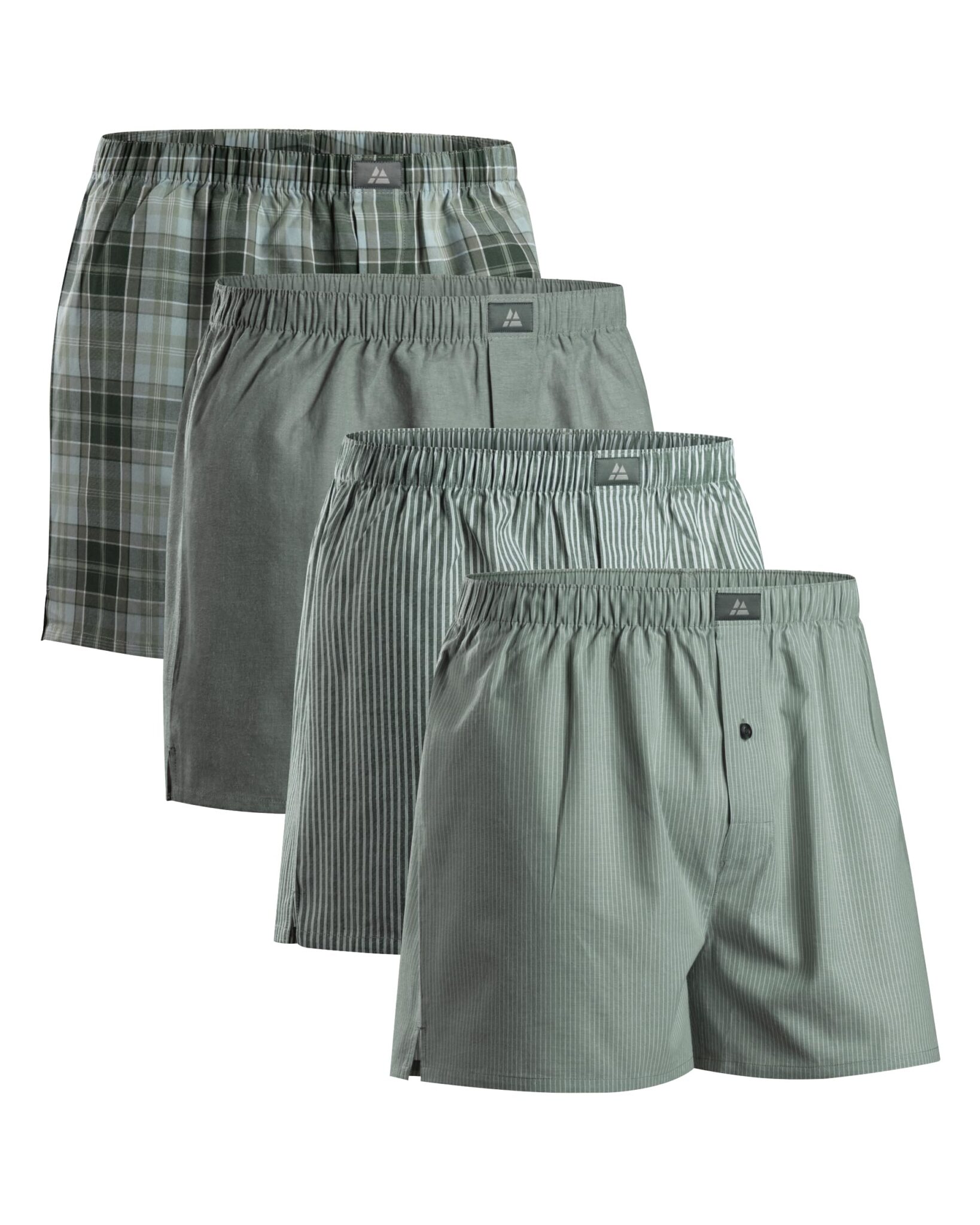 DANISH ENDURANCE Boxer Uomo Americani Cotone Biologico 100%, Mutande a Pantaloncino, Boxer di Tela, Leggeri e Traspiranti, 4 o 6 Paia