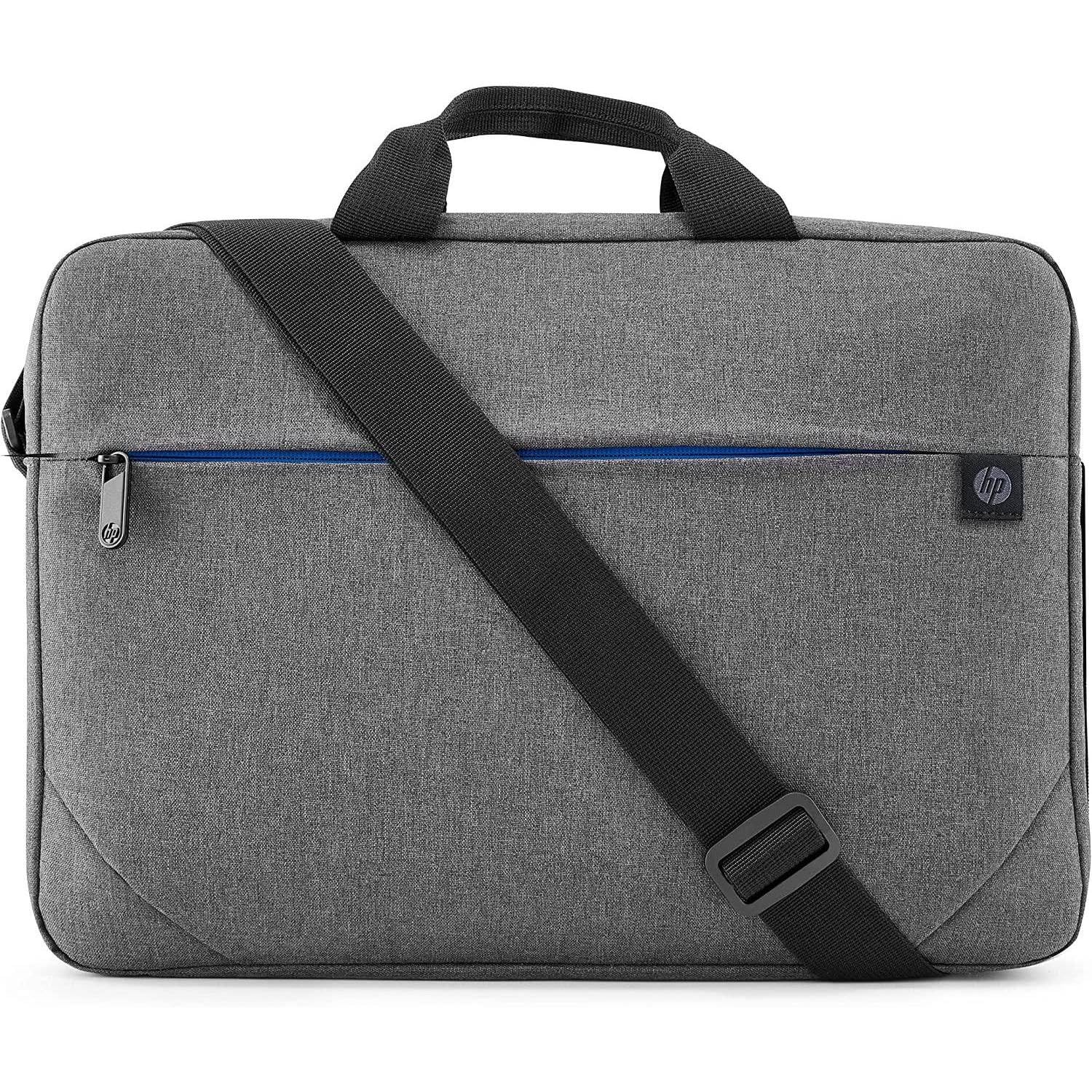 HP Prelude, Borsa a tracolla per Notebook fino a 15,6” e Tablet, con Tasche e Divisori Interni Imbottiti, Dotata di Cover Impermeabile, Realizzata con Materiale Riciclato, Grigia