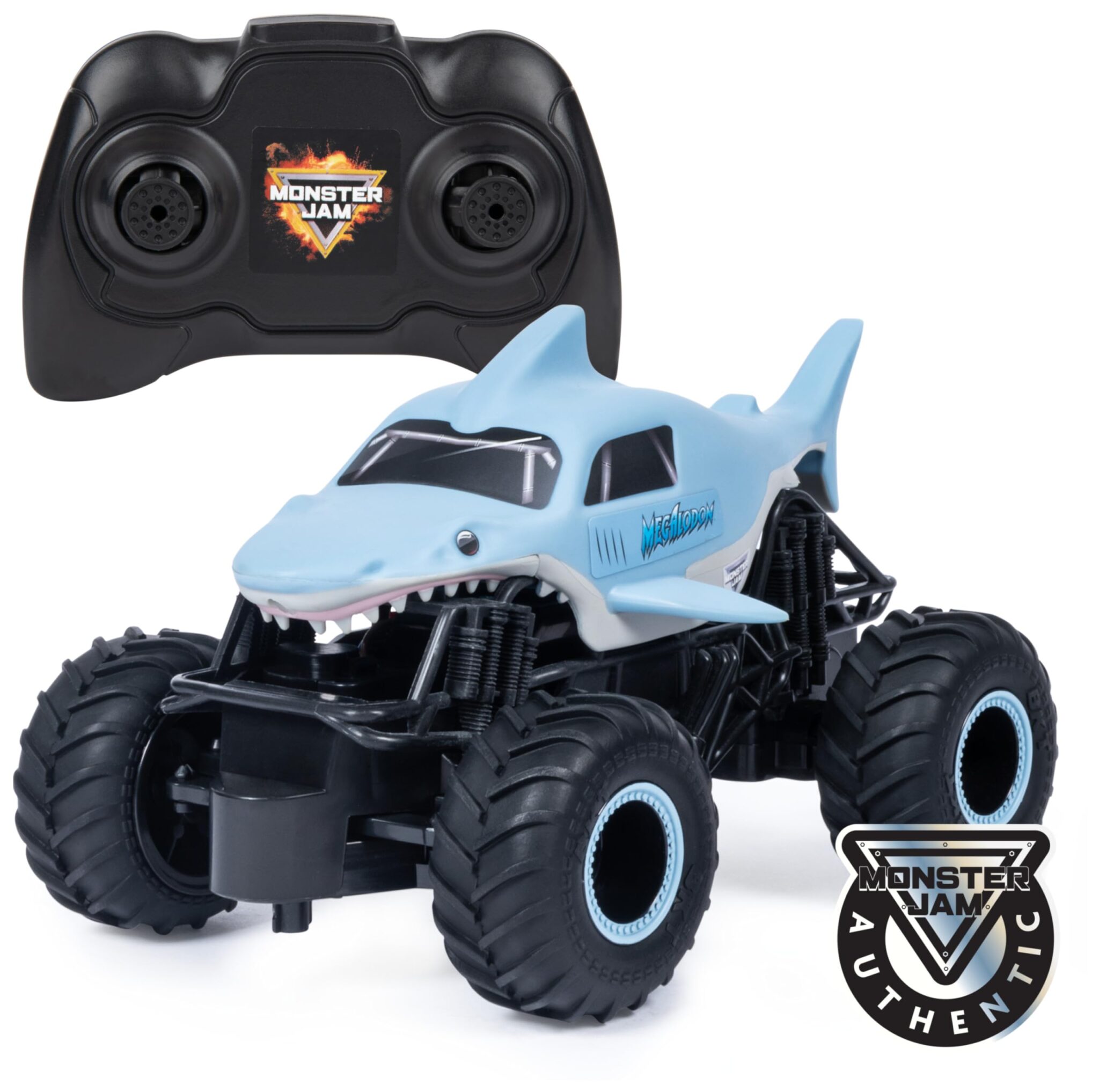 MONSTER JAM, Veicolo Radiocomandato Megalodon, Scala 1:24, 2.4 Ghz, 4+ Anni