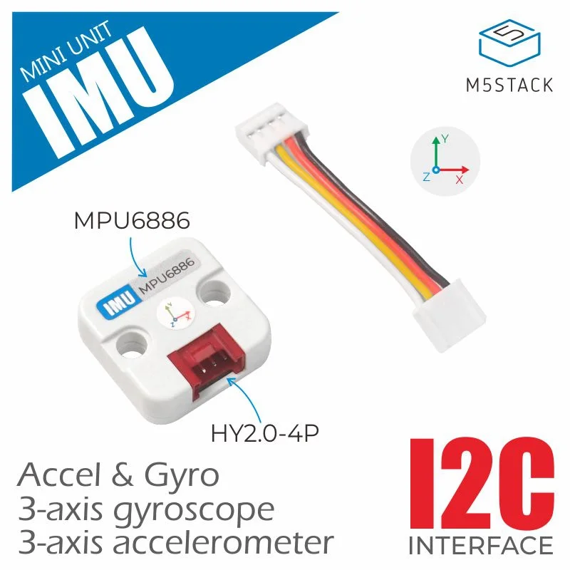 Unità IMU ufficiale a 6 assi M5Stack (MPU6886)
