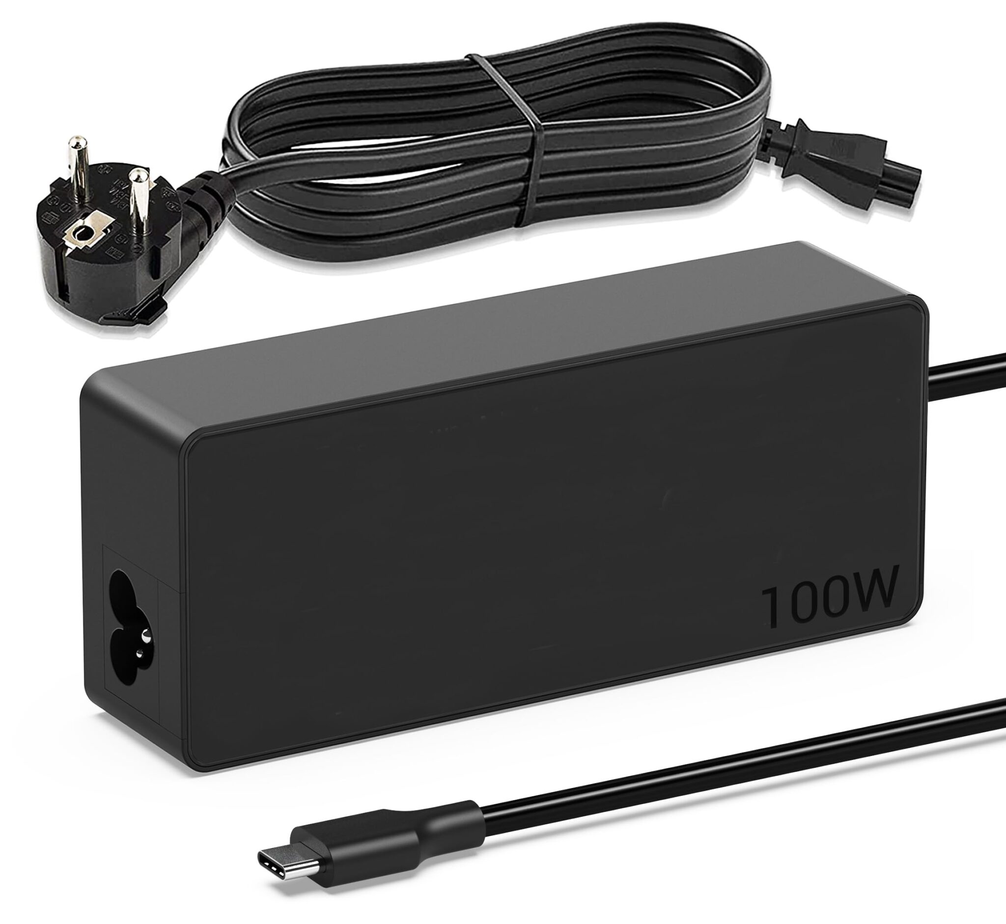 Caricatore USB C 100W PD Alimentatore Tipo C Caricabatterie Adattatore | per MacBook Pro/Air, Lenovo Thinkpad/Yoga, HP Spectre, Huawei Matebook, Xiaomi Air, Dell, ASUS, ACER, Sams…
