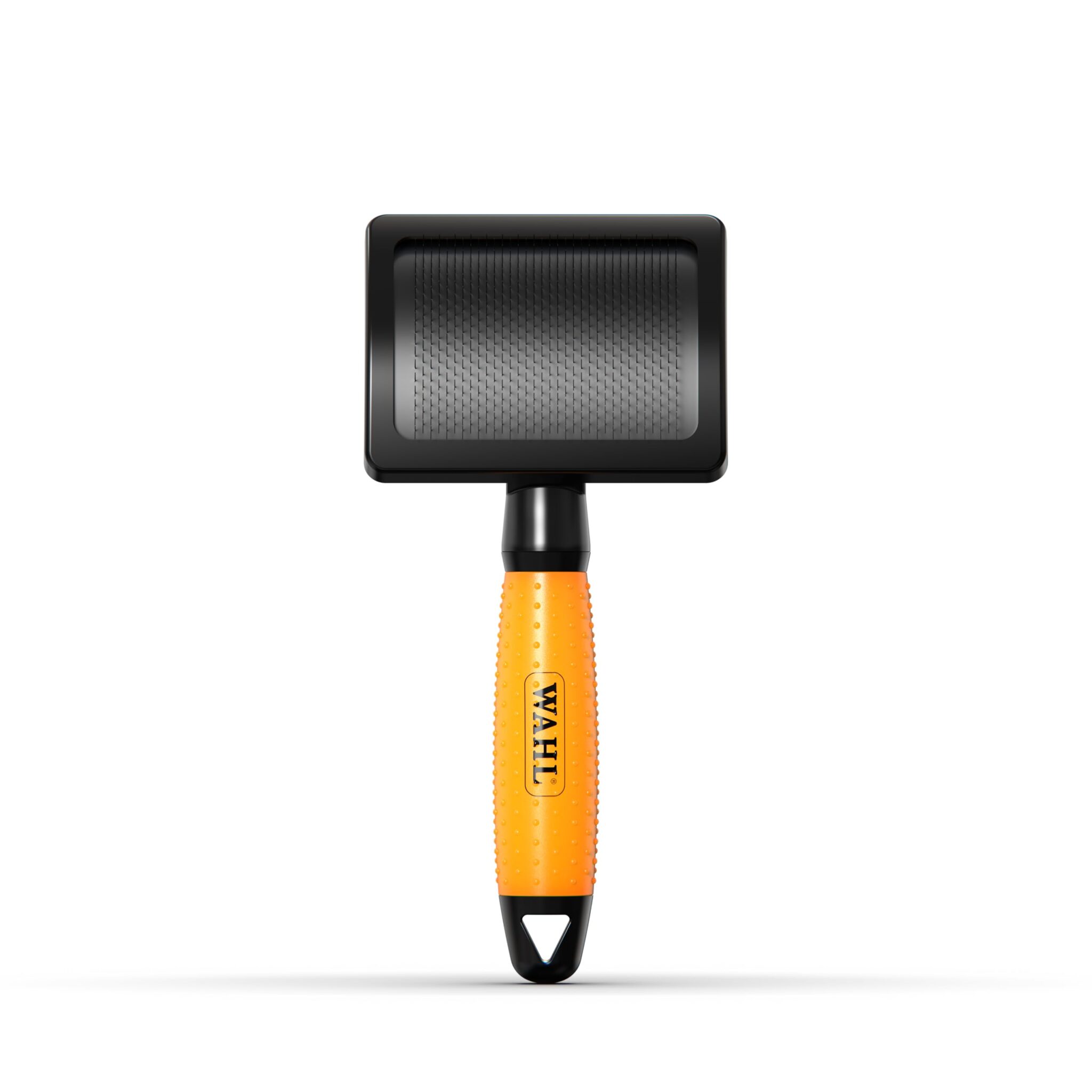 Wahl Spazzola cardatrice grande per cani e gatti, setole in acciaio | Rimuove residui e nodi, per tutte le razze, manico in gel risciacquabile, setole in acciaio, texture anti-att…
