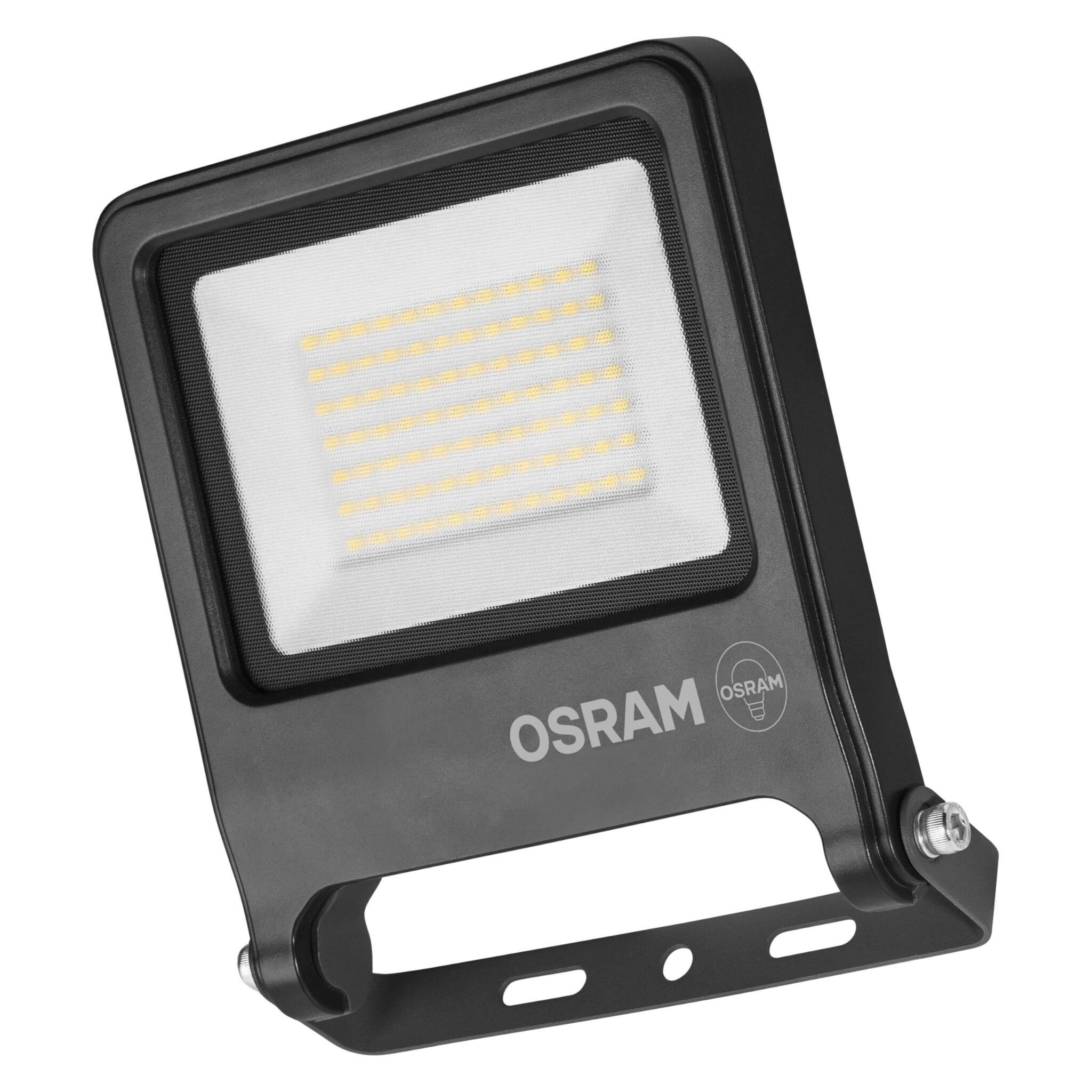 OSRAM Proiettore LED ENDURA FLOOD PC 50W 3000K Grigio | ENDURA® Flood Warm White PCR, Outdoor Lanterns, Grigio scuro, dia, 30000 h, confezione da 1