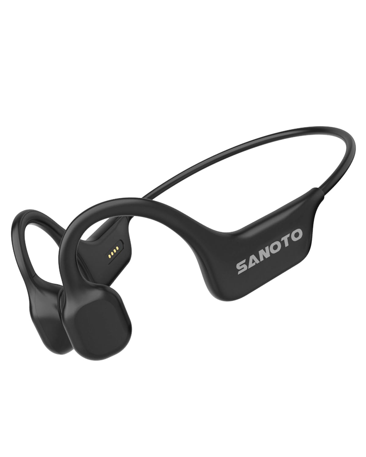 SANOTO Cuffie Conduzione Ossea Open Ear Auricolari Bluetooth 5.3 Ossea Auricolari Conduzione Ossea Wireless IPX7 Cuffie Sport Impermeabili e Antisudore Adatte per Corsa Ciclismo F…