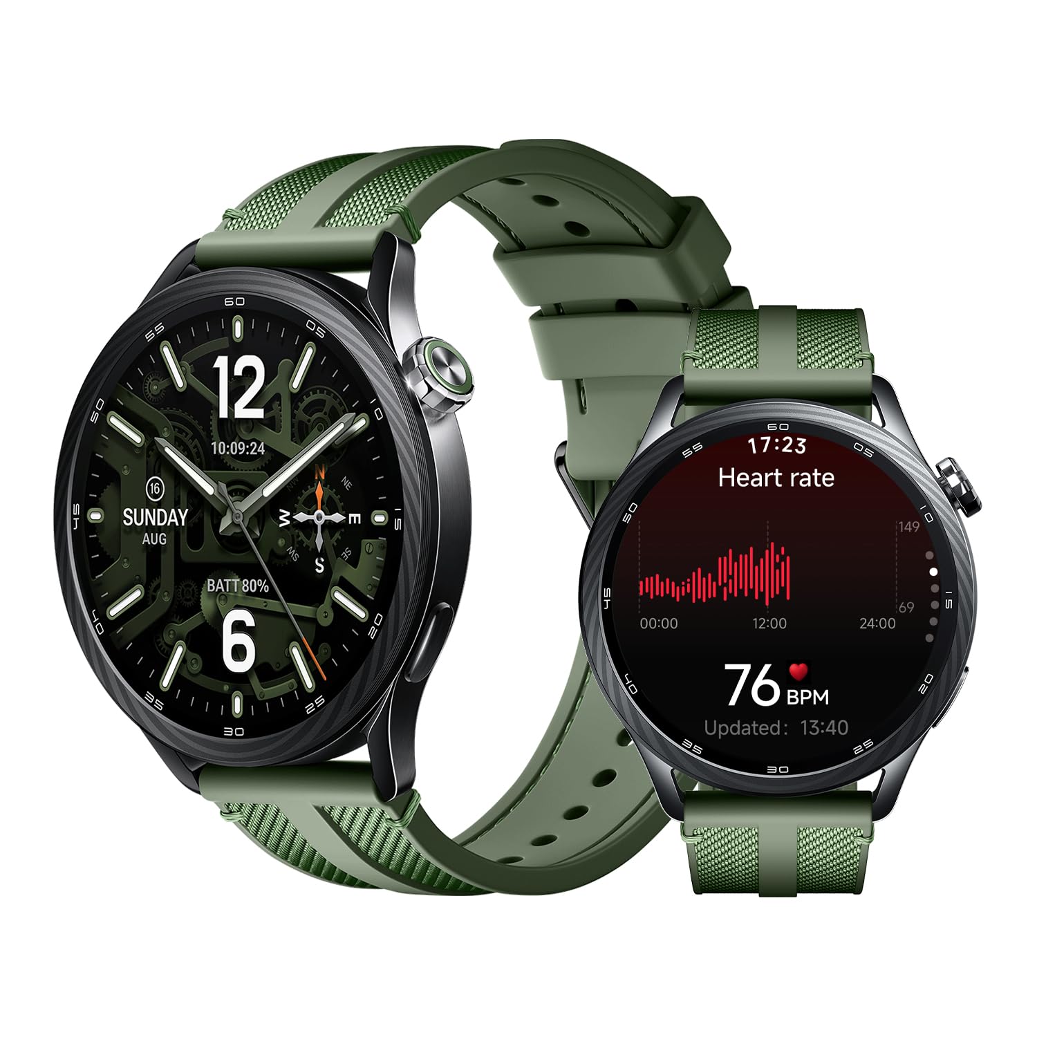 XIAOMI Watch S5 46 mm, Smartwatch Uomo/Donna, AMOLED 1,48", Verde | Fitness Tracker, Sonno, 21 Giorni, 150+ Sport, GPS Dual-Band, Android&iOS