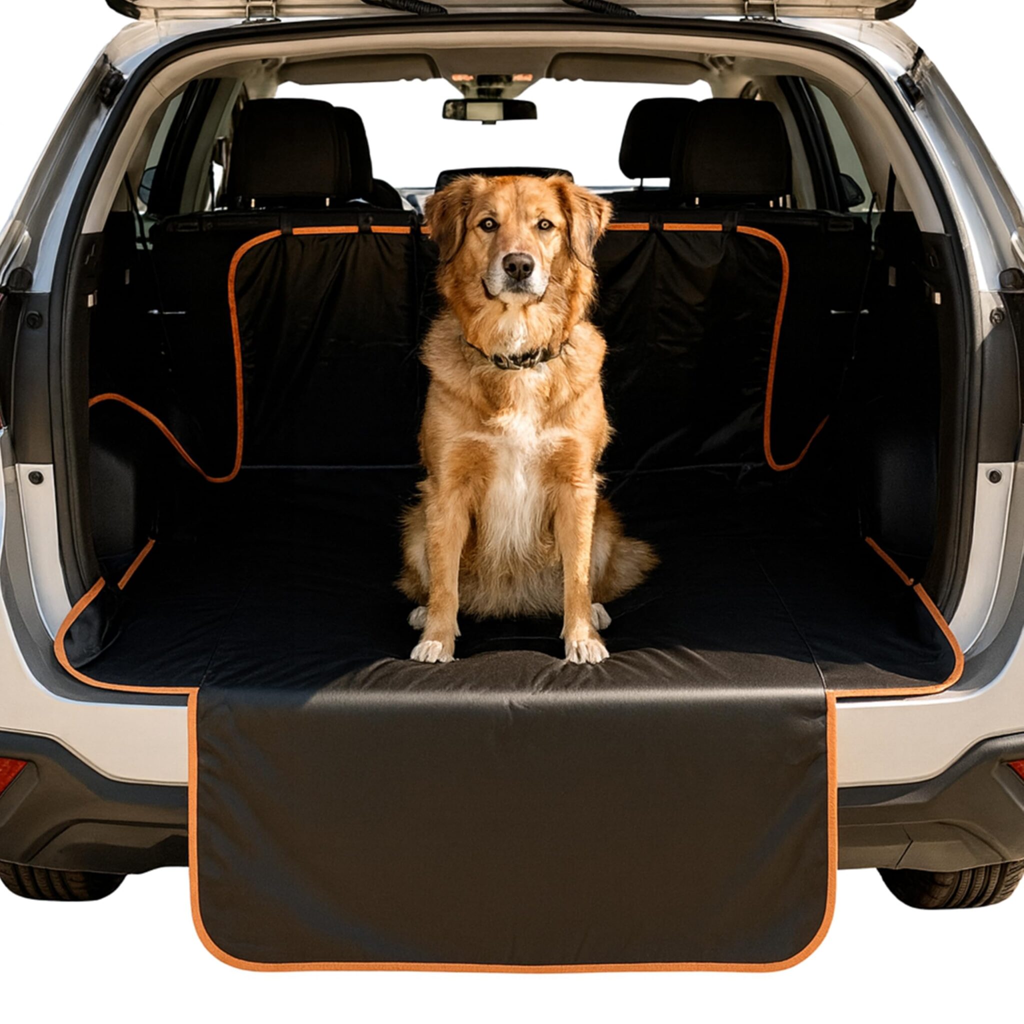 FRA&FLO Coprisedile Auto per Cani Impermeabile 180×103 cm, Telo Sedili Posteriori e Baule ad Amaca Antiscivolo e Antigraffio, Protezione Universale, Facile da Installare e Lavabile