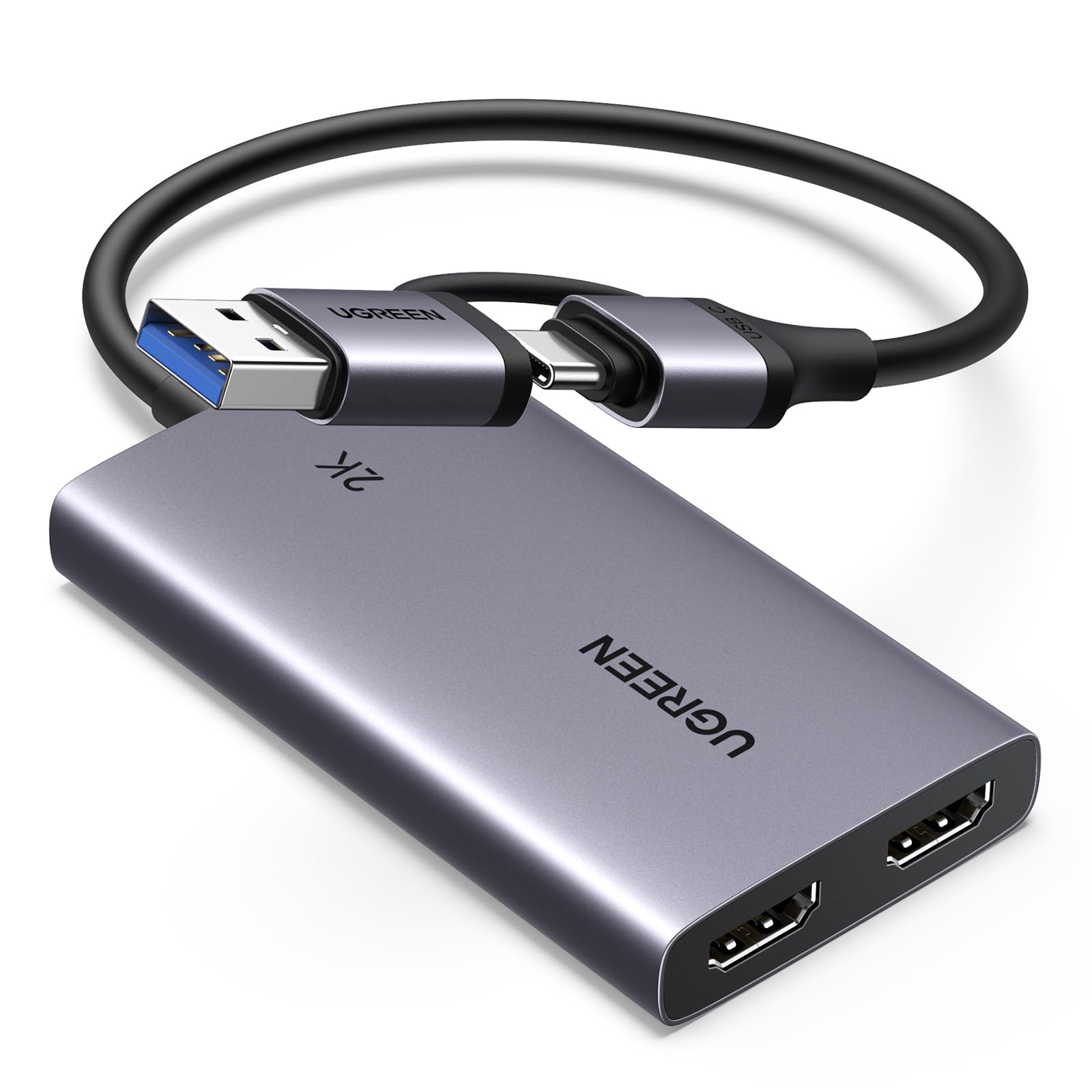 UGREEN HDMI Video Capture 4K 30Hz 1080P HD Scheda di Acquisizione Loopout | Scheda di Acquisizione per Streaming Gaming OBS Compatibile con PC Switch PS5 Xbox MacBook iPad Camera