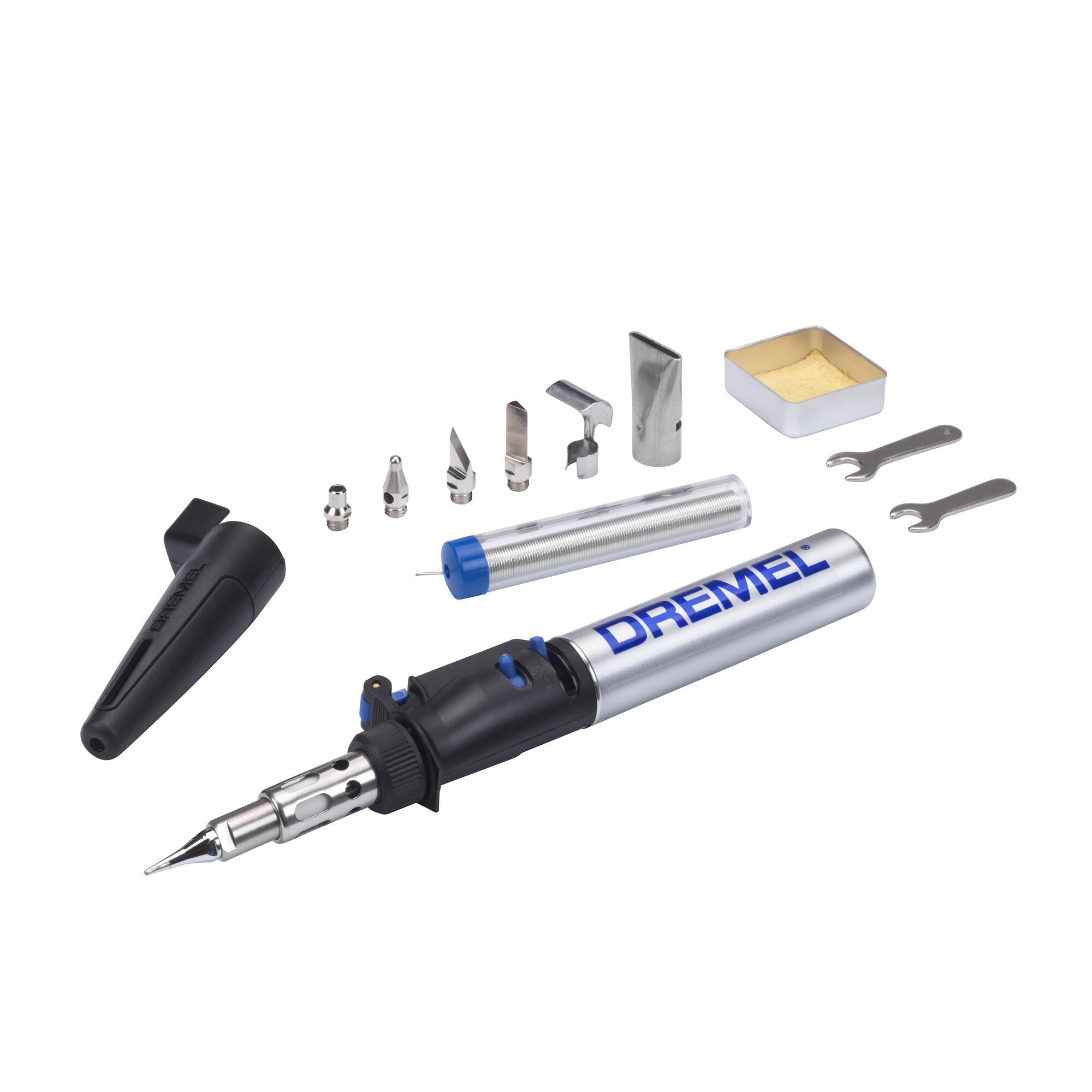 Dremel Saldatore senza fili Dremel Versatip 2000 - Kit di saldatura a gas butano con 7 punte intercambiabili per saldatura, bruciatura del legno, pirografia, creazione di gioielli…