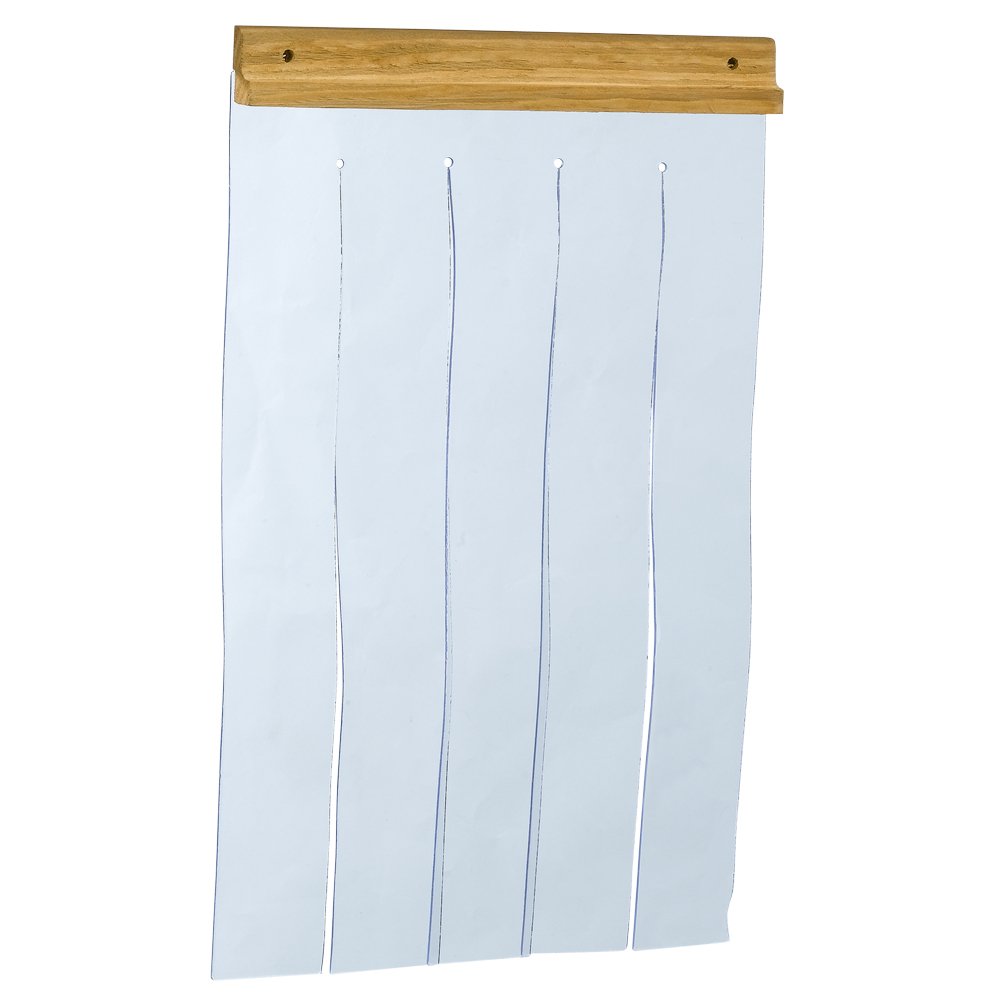 Ferplast Porta per Cuccia Cani Modello Domus Small e Baita 60, Portina per cucce da Esterno, PVC Trasparente Antipioggia, Vento, Freddo, 22,5 x h 36 cm