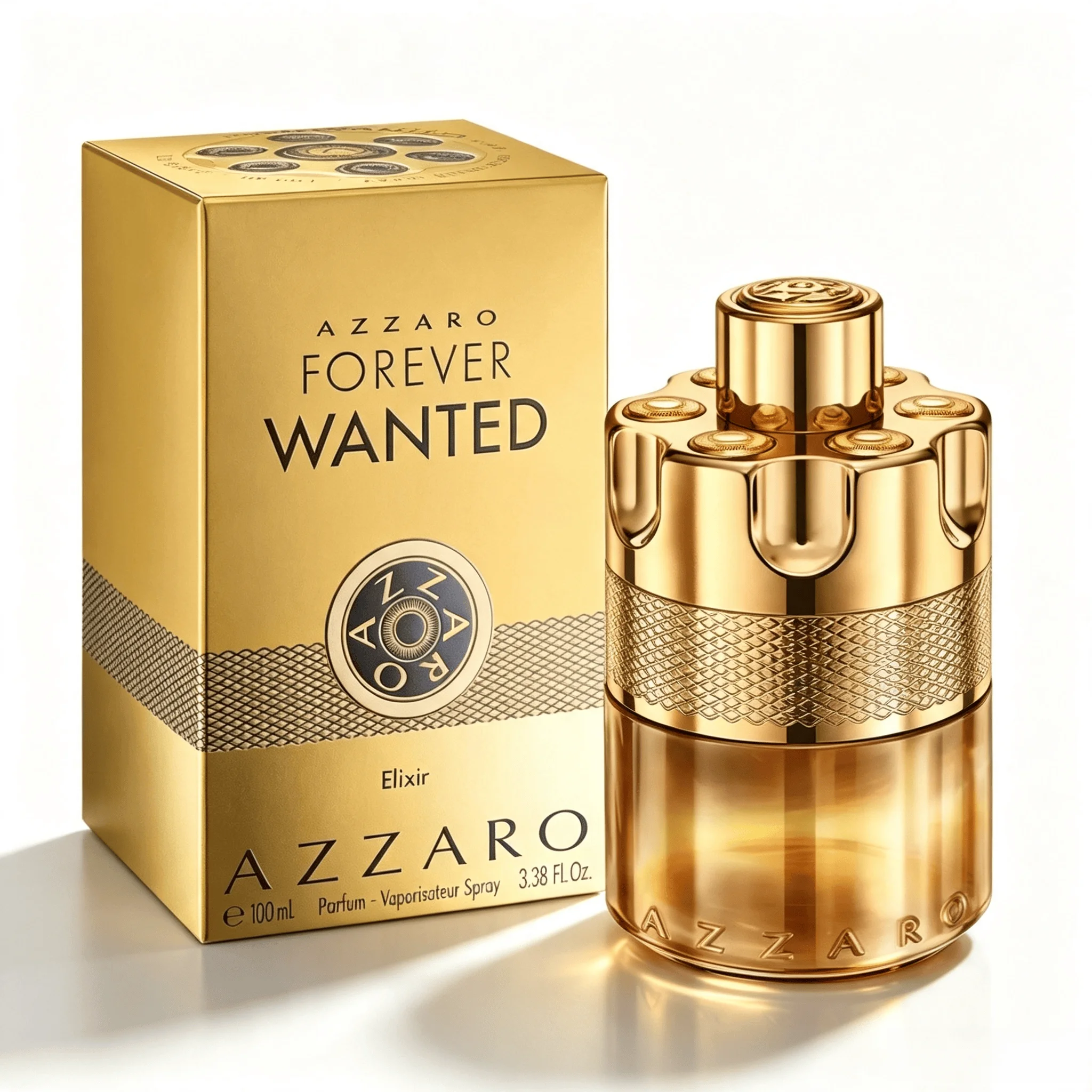 Azzaro The Most Wanted Eau de Parfum Intense Spray per Uomo EDP Intense Profumo 3.38 oz/100 ml — Perfetto per compleanni, lauree, feste, viaggi, campeggio, attività all'aperto, sc…