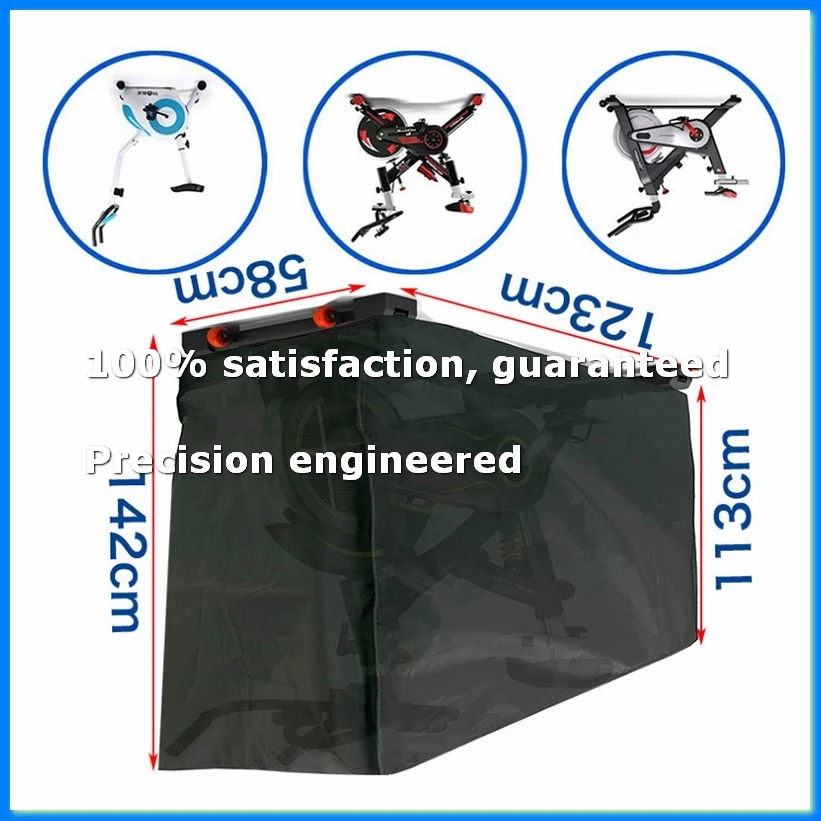 Copertura per Cyclette da Esercizio, Protezione per Bici da Ciclismo Indoor Verticale, Antipolvere/Impermeabile e Anti-UV - A07G