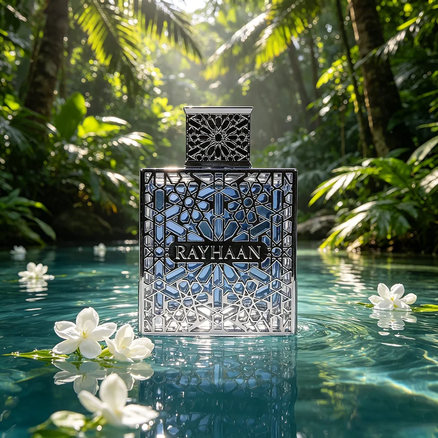 Regalo Ideale per Lui: Profumo RAYHAAN Pacific 100ml 3.3 FL OZ, EDP Spray a Lunga Durata, Fragranza Acquatica Fresca, Regalo per Compleanno o Anniversario