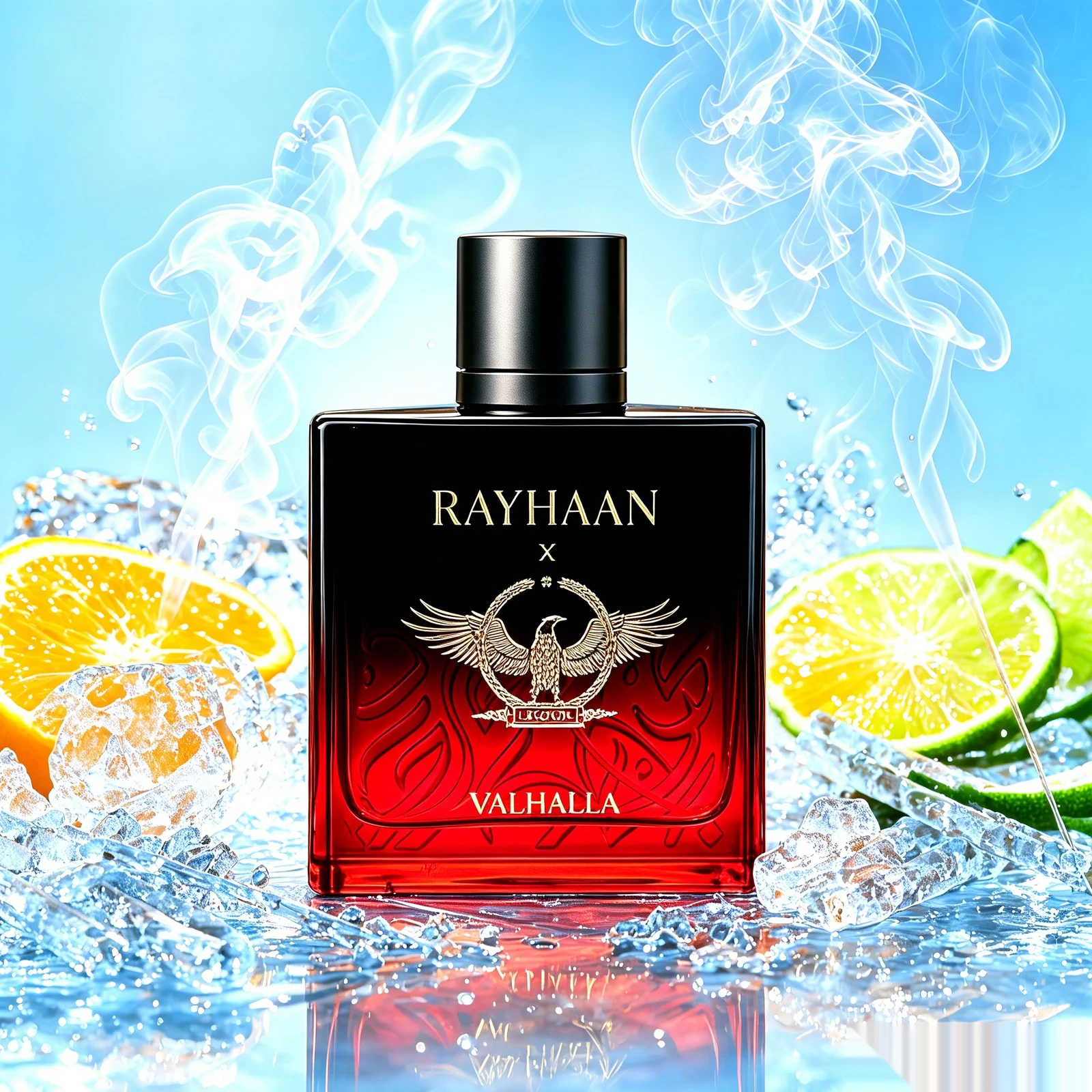 Regalo Ideale per Lui: Profumo RAYHAAN Valhalla Legion X 100ml 3.3 FL OZ, EDP Spray a Lunga Durata, Colonia Maschile Ambrata, Regalo per Compleanno o Anniversario