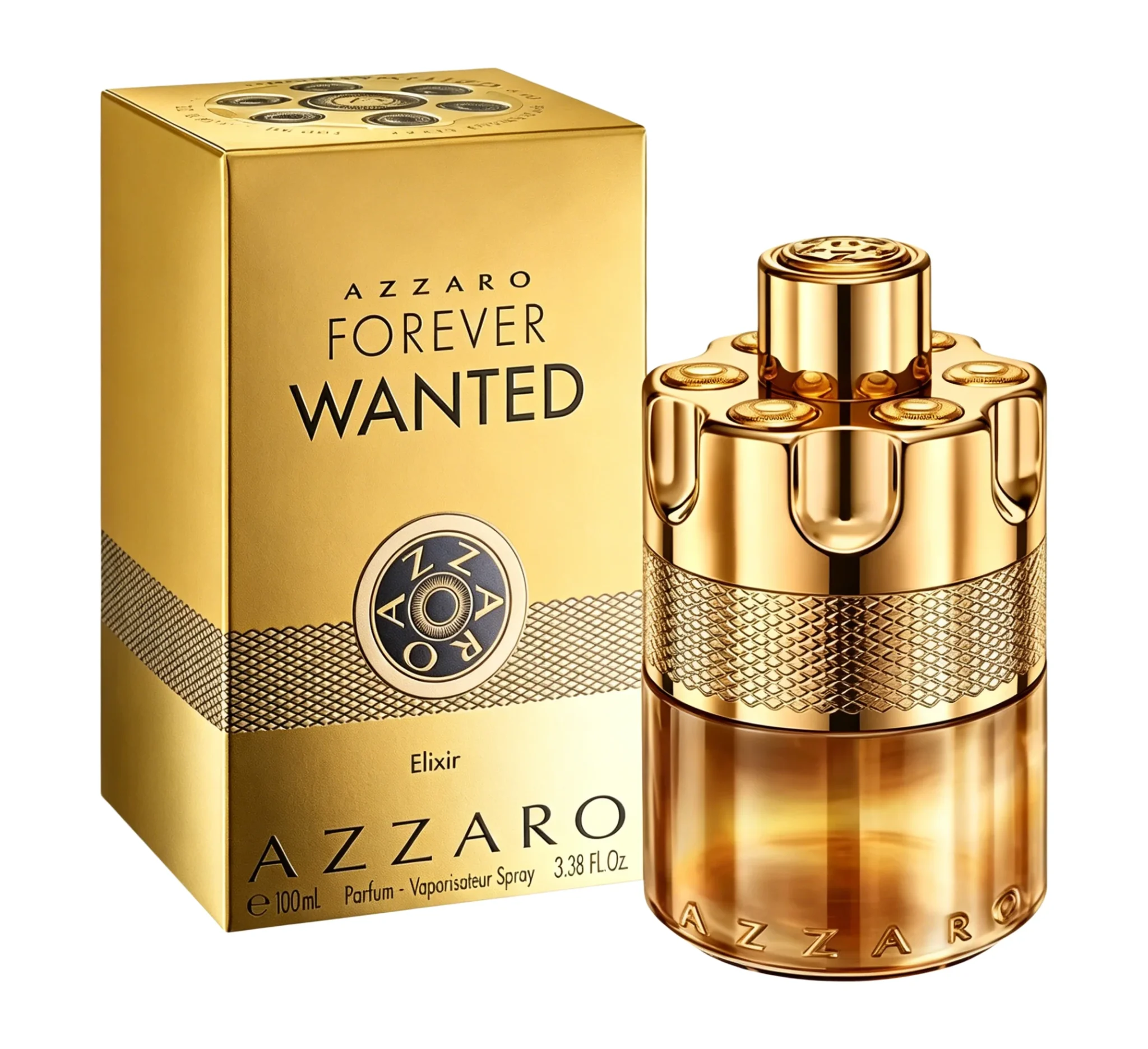 Azzaro - Forever Wanted Elixir - Colonia da Uomo - Con Note di Lampone, Cardamomo e Accordo di Pelle 100mL