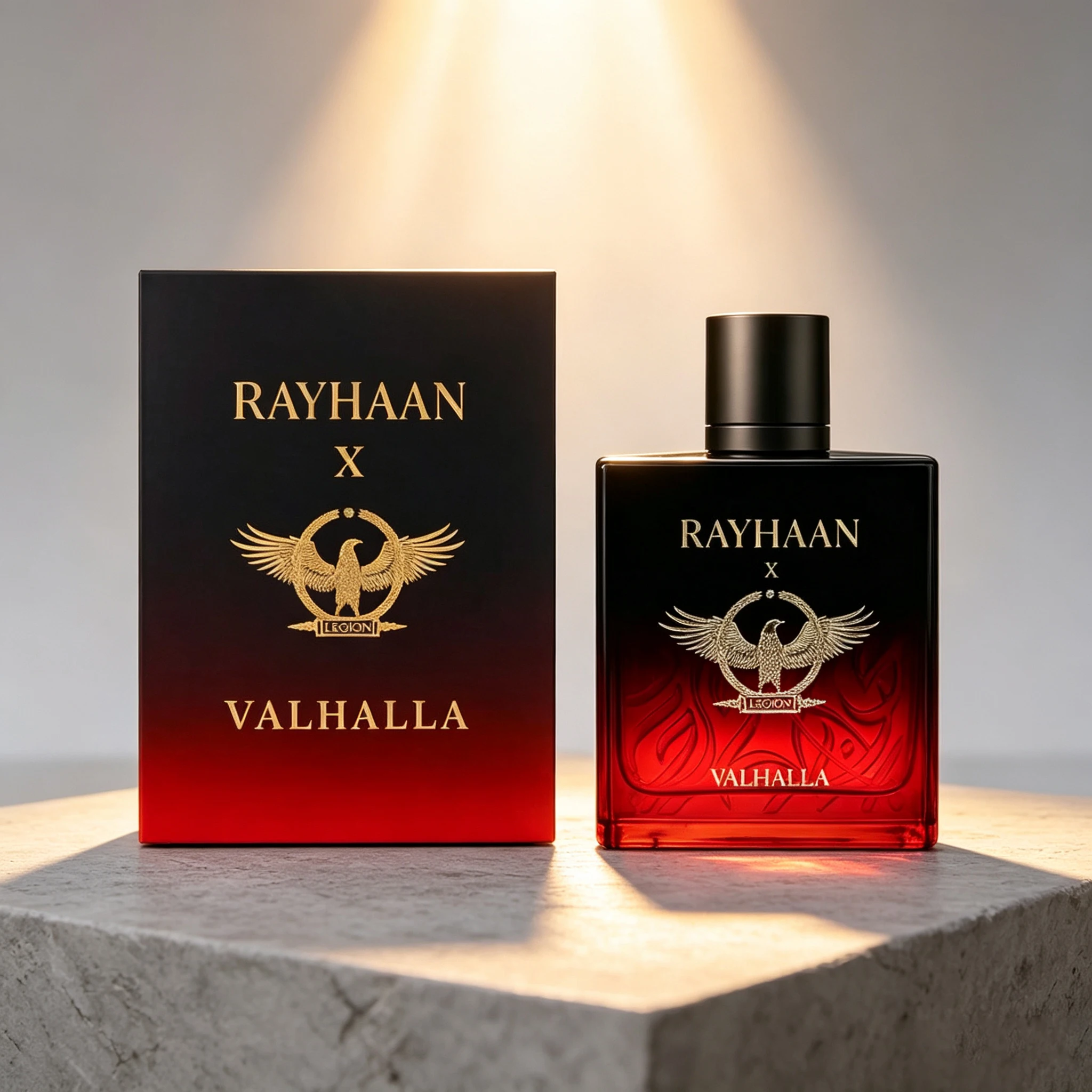 Profumo intenso da uomo Rayhaan X Valhalla, 3.4oz, legnoso, calmo, aggressivo, duraturo, regalo di alta qualità, fragranza per uomini forti.