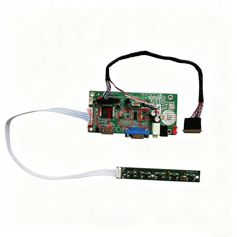 Scheda Controller Compatibile con LTN156AT02 LTN156AT03 LTN156AT05 LTN156AT09 LVDS-40 Pin 1366x768 Pannello Monitor Laptop HDMI+VGA 1366*768 Kit