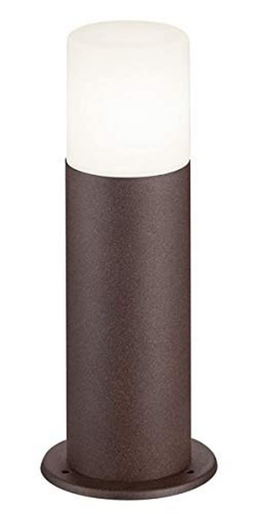 Trio Leuchten 522260124 - Lampada da esterni Hoosic, in alluminio color ruggine, acrilico bianco, non inclusa 1 x E27.