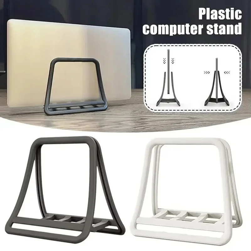 Supporto Verticale Antiscivolo per Laptop, Supporto da Scrivania Rimovibile per Notebook, Dock per Macbook Air Pro, iPad, Lenovo, Dell