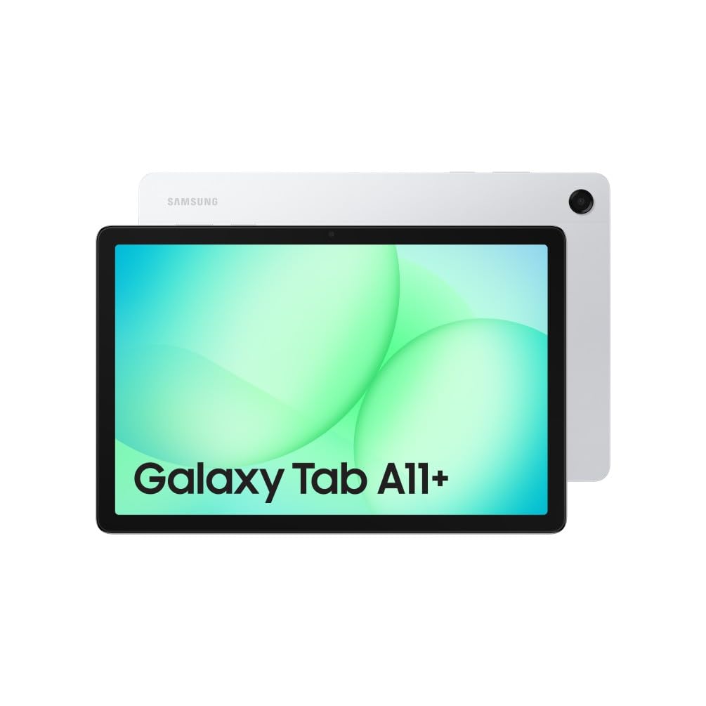 Samsung Galaxy Tab A11+, Wi-Fi, 8GB RAM, 256GB | Tablet Android, 11" 90Hz Dispaly, Silver [Versione italiana]