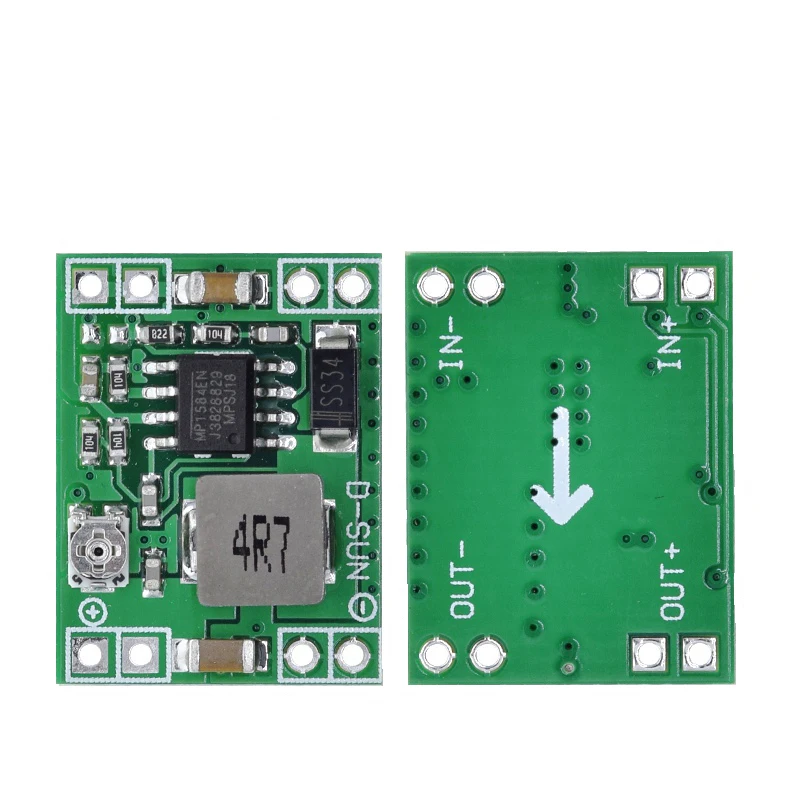 Convertitore DC-DC Regolabile MP1584EN 3A, Modulo Regolatore di Tensione Step-Down, Sostituisce LM2596s, Scheda Buck DC-DC MP1584EN
