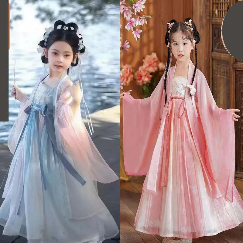 Abito casual da ragazza in stile Hanfu cinese, ispirato alla dinastia Song