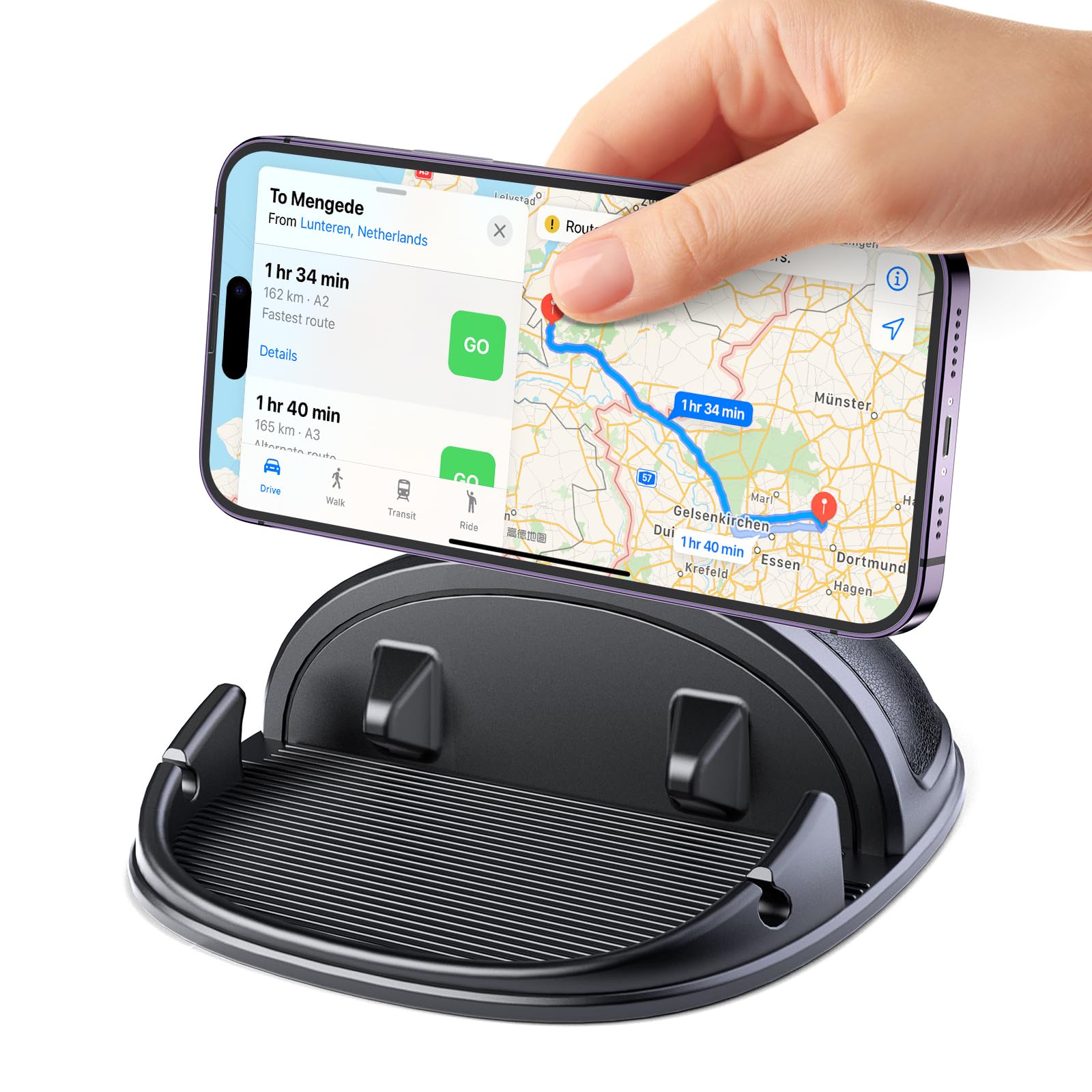 Beeasy Porta Cellulare Auto, Supporto Telefono Auto Cruscotto Universale, Silicone Antiscivolo Portatelefono da Automobile per iPhone 17 16 15 14 13 12 Pro Max/Samsung/Huawei/Xiao…