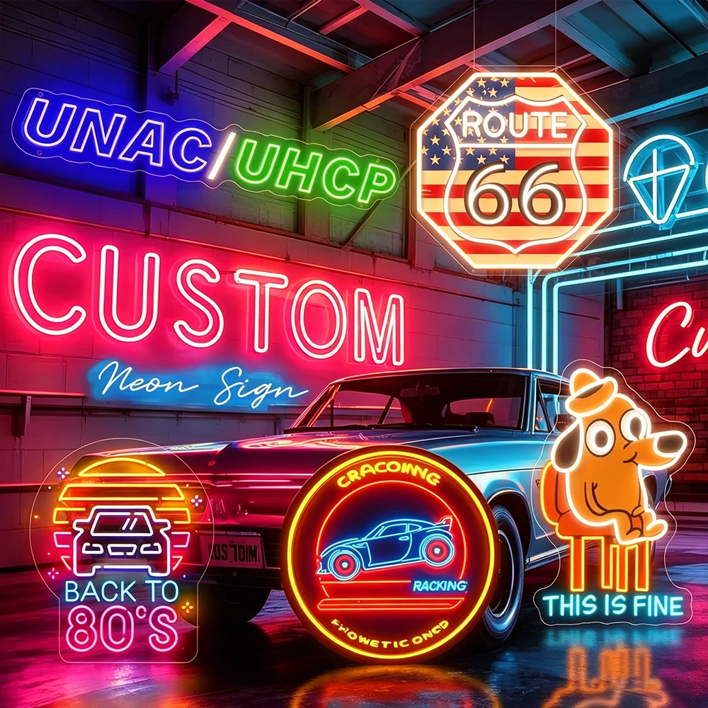Insegna al Neon Personalizzata in Acrilico LED, Lampada Notturna Personalizzabile per Feste, Matrimoni, Compleanni, Aziende, Ristoranti, Decorazione Murale