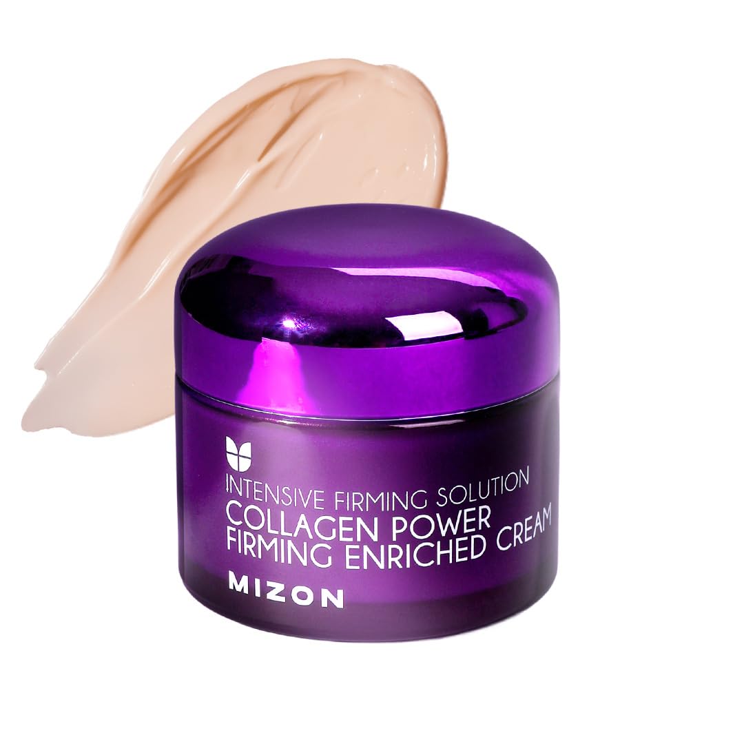 [Mizon] Crema Arricchita con Collagene Marino (50ml) Cura della pelle coreana, collagene marino ricco al 54%, cura intensiva antietà e linee sottili (Collagen Power Firming Enrich…