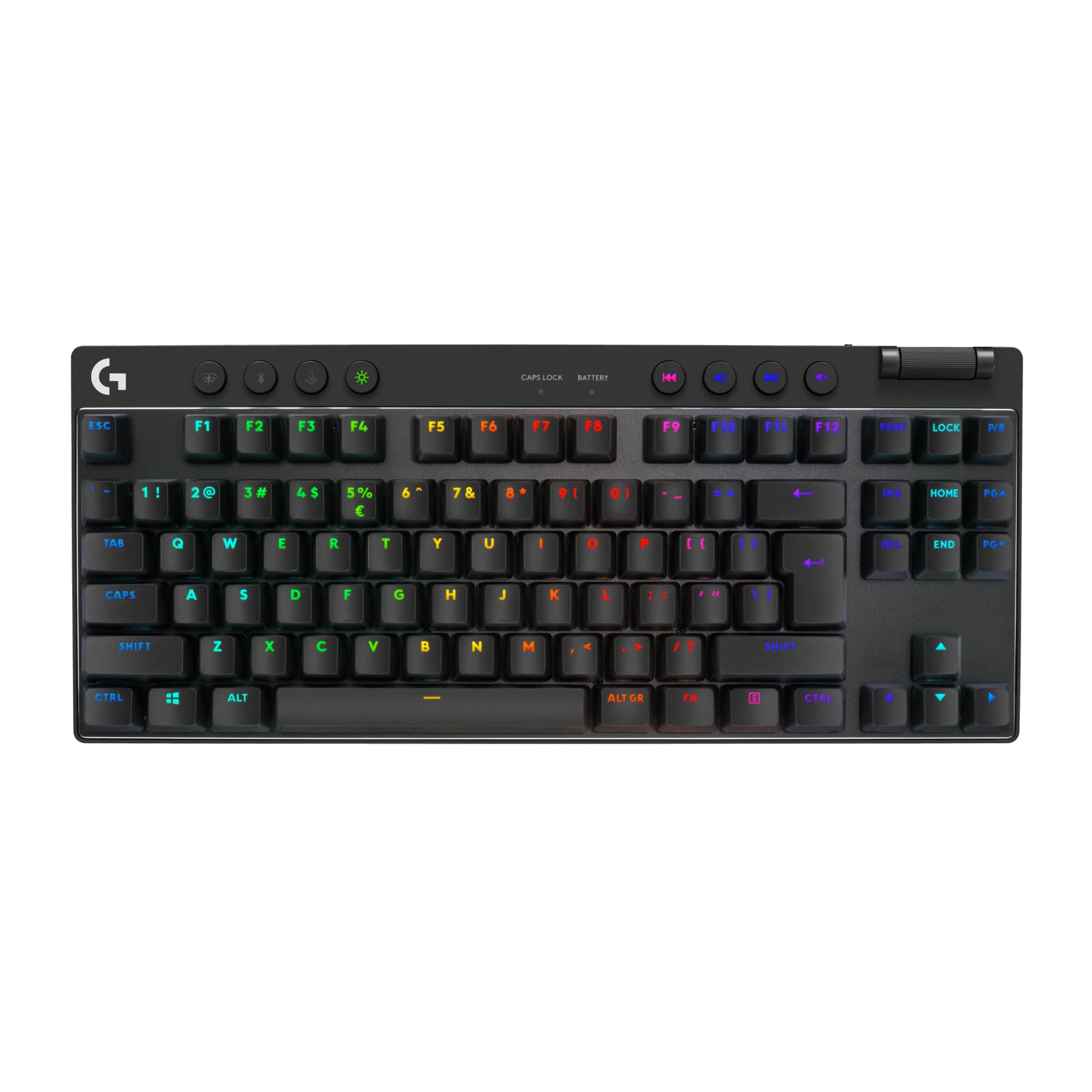Logitech G PRO X TKL LIGHTSPEED tastiera gaming wireless - ITA QWERTY | Design ultraportatile senza tastierino, LIGHTSYNC RGB, tasti PBT, switch tattili GX Brown, Italiano QWERTY,…
