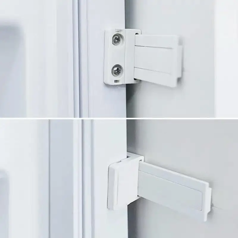 Set di Guide Scorrevoli per Porta Frigorifero 1/4 per Electrolux/Siemens/Kit di Montaggio per Binario Scorrevole per Frigorifero da Incasso