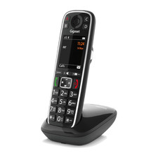 Gigaset Life telefono cordless premium DECT telefono casa anziani - nero - E794