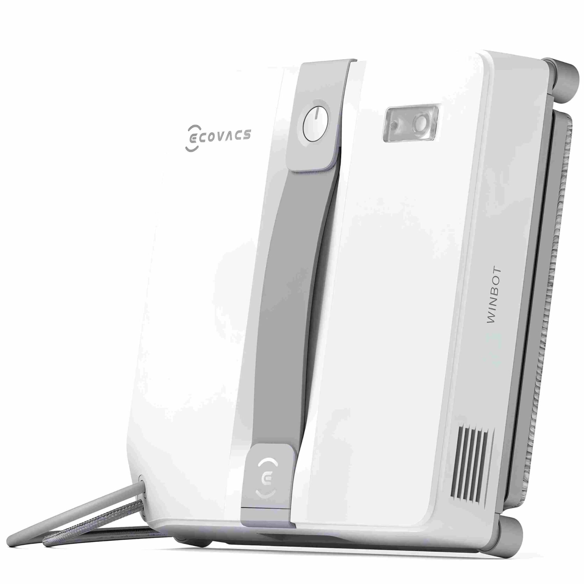 ECOVACS WINBOT MINI Robot Lavavetri, Design Compatto | Doppi Ugelli con Spruzzo Ultrasonico, Sistema di Protezione a 9 Fasi, Pianificazione Intelligente del Percorso