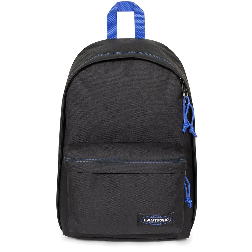 Eastpak Out of Office Zaino 27L (44 x 29,5 x 22 cm), scomparto laptop 13–15”, zaino scuola e lavoro resistente e idrorepellente con spallacci imbottiti - KONTRAST BLACK BLUE