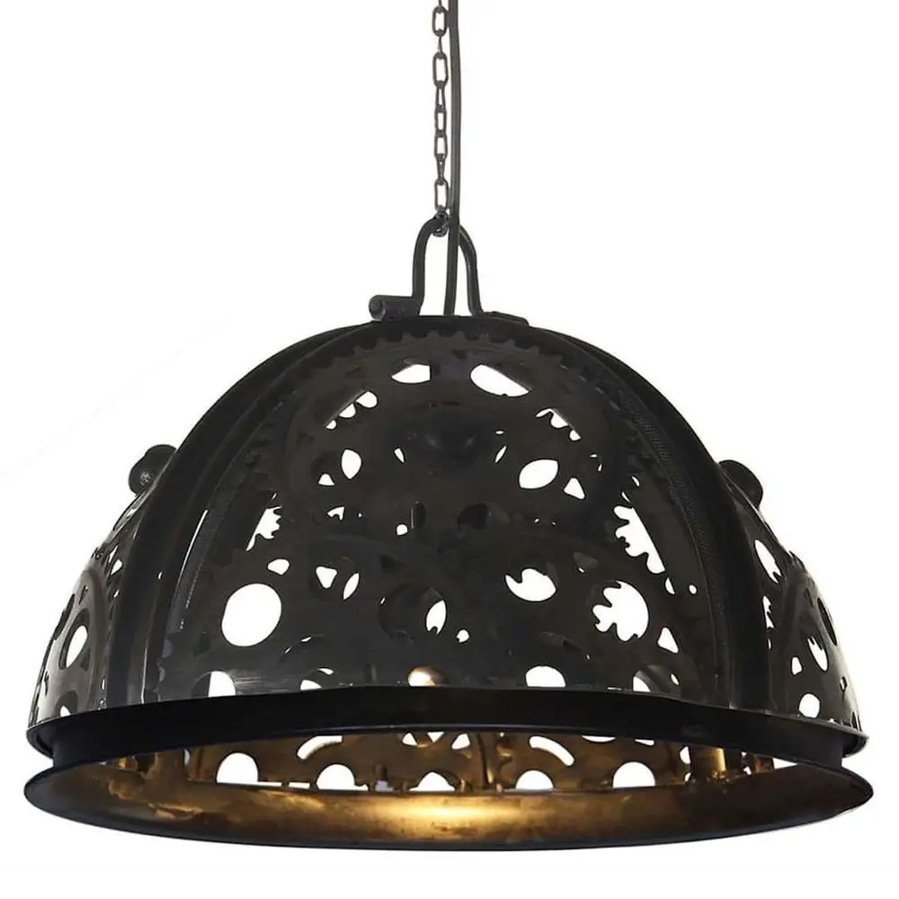 Lampada da Soffitto, Stile Industriale, Design a Ruota Dentata, 45 Cm, E27