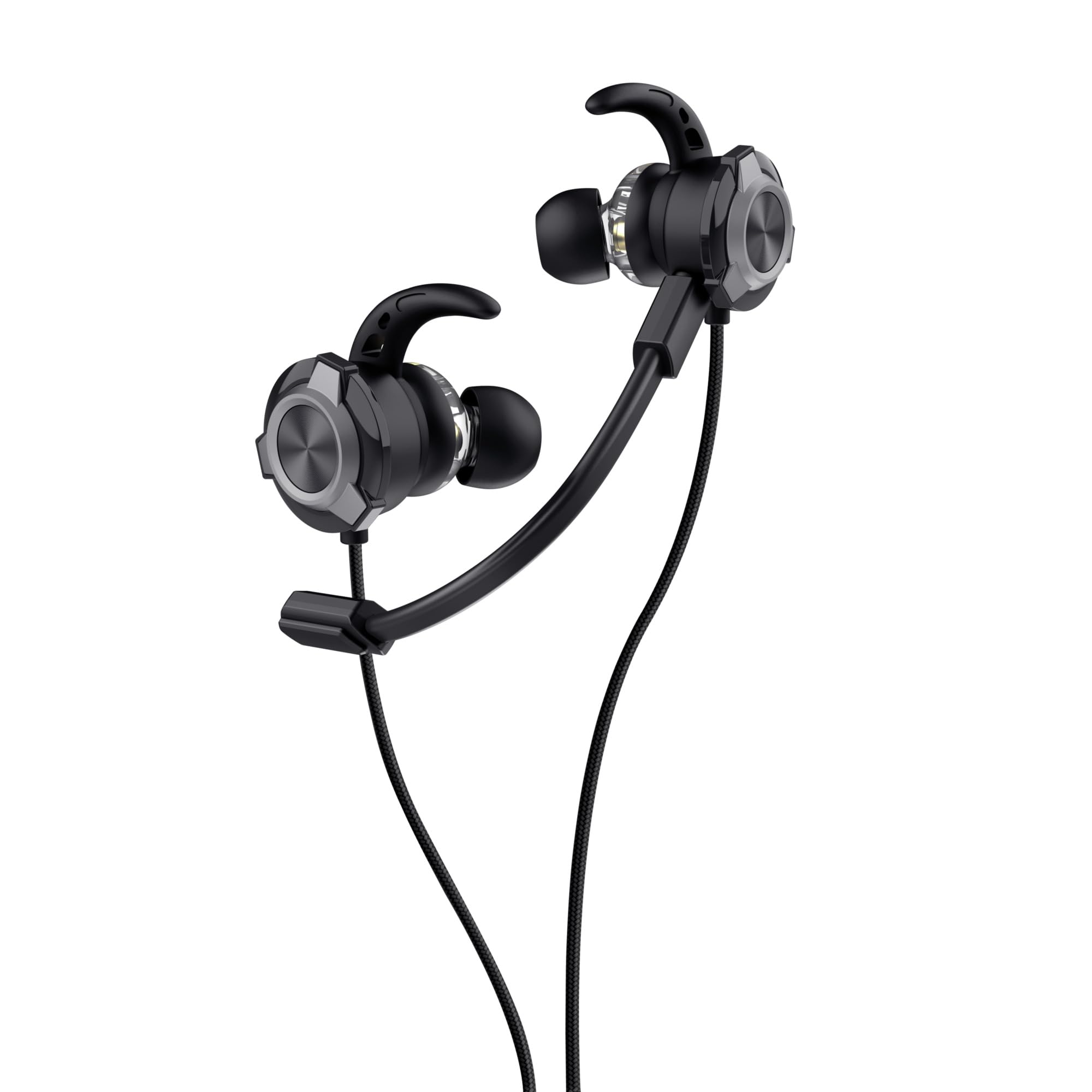GXTrust Pine Auricolari Gaming con Filo 3.5 mm, Cuffie In Ear Gaming, Nero | per Nintendo Switch PS5 PS4 Xbox Telefono Android, Microfono Rimovibile, Controllo Integrato, Custodia…