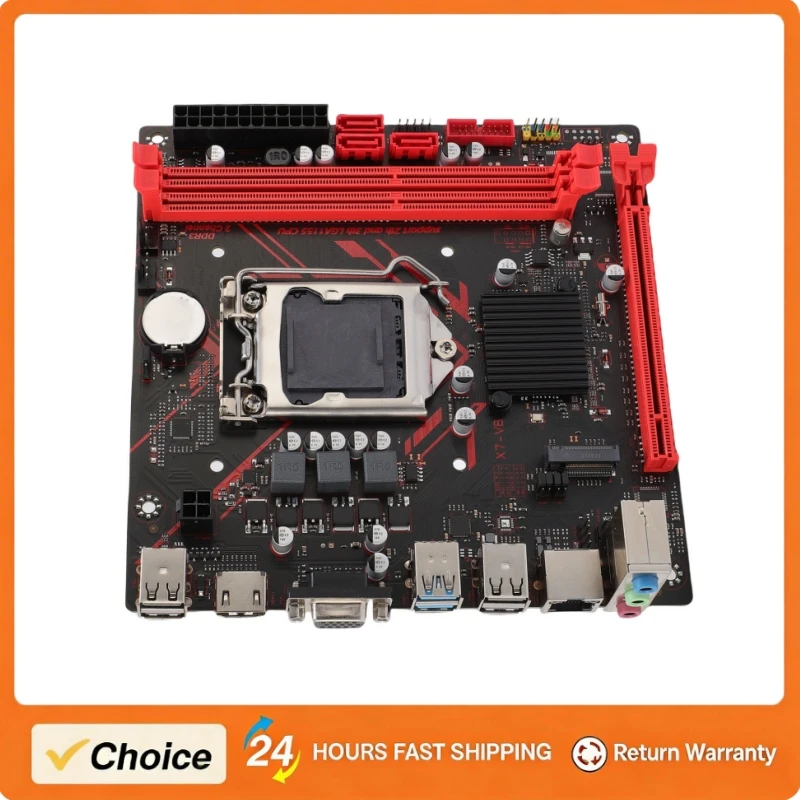 Scheda Madre per Computer di Ricambio 2xDDR3 Serial ATA 2.0x3 16GB Supporta PCIE2.0 Esteso 6Gbps Scheda Madre ITX