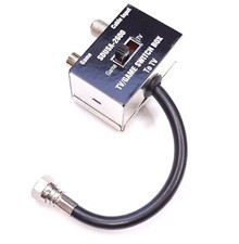 Nuovo Adattatore Switch Box per Atari 2600 Collegamenti Cavo Videogioco RF TV 75ohm Coassiale