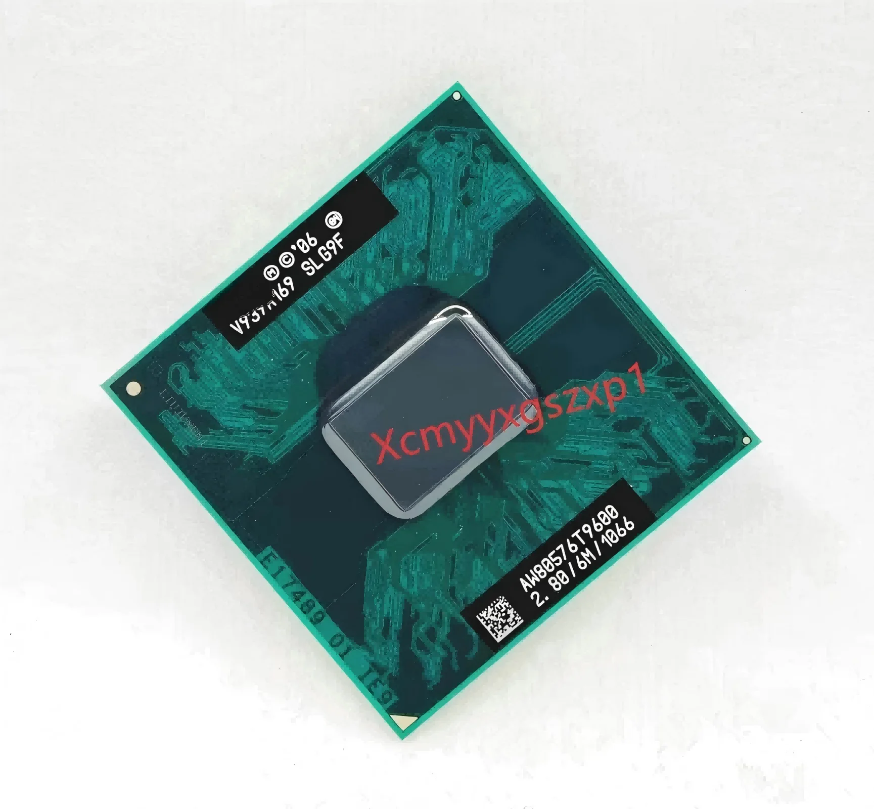 1PCS Processore Intel Core 2 Duo T9600 2.8 GHz 6MB Dual-Core (AW80576GH0726M) usato