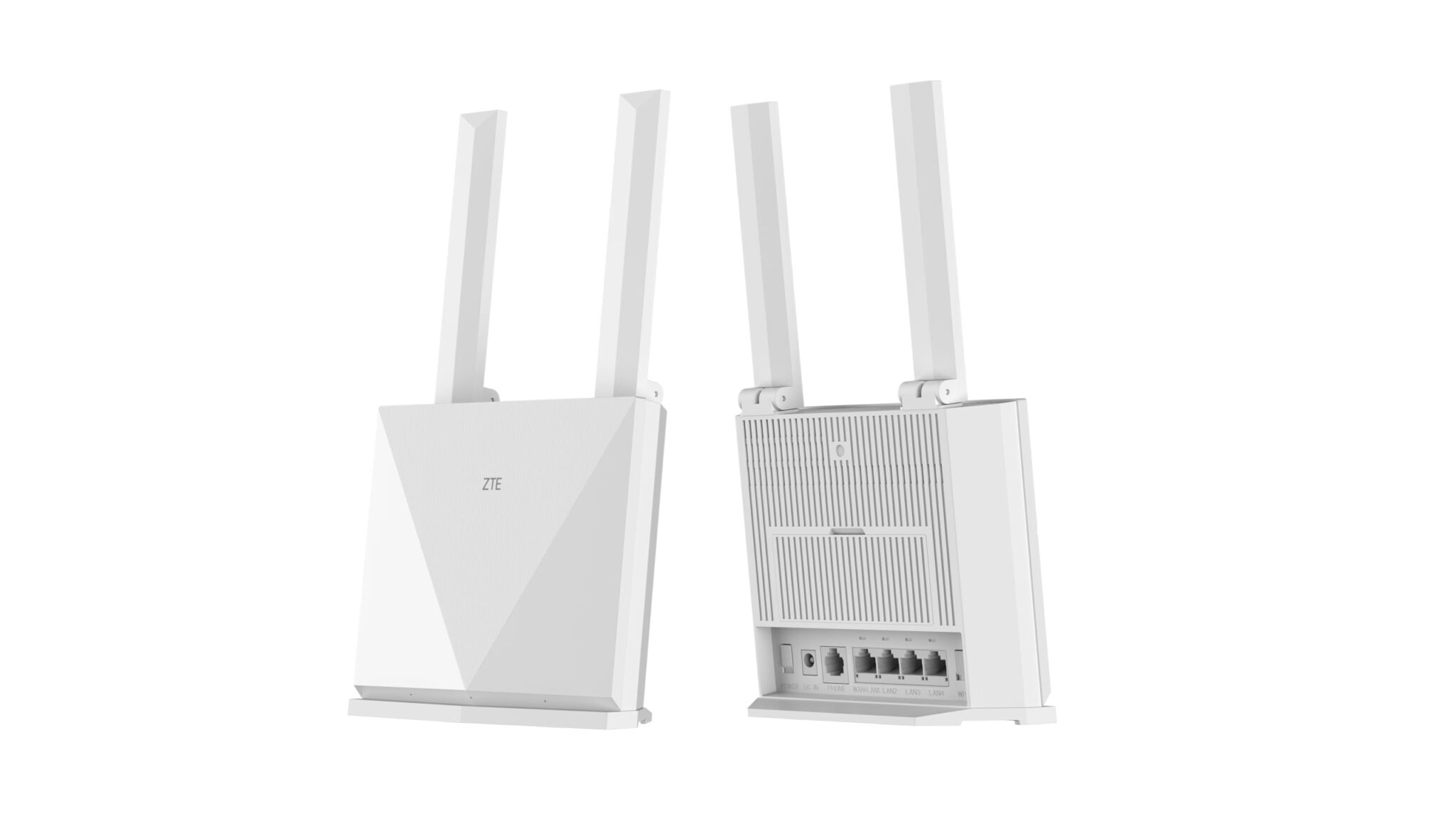 ZTE K20 Modem Router 4G LTE cat7 con SIM, WI-Fi dual-band AC1200, 4 Ethernet Ports, Connette fino a 64 Dispositivi, 2 antenne alto guadagno, alimentatore di rete, batteria backup…