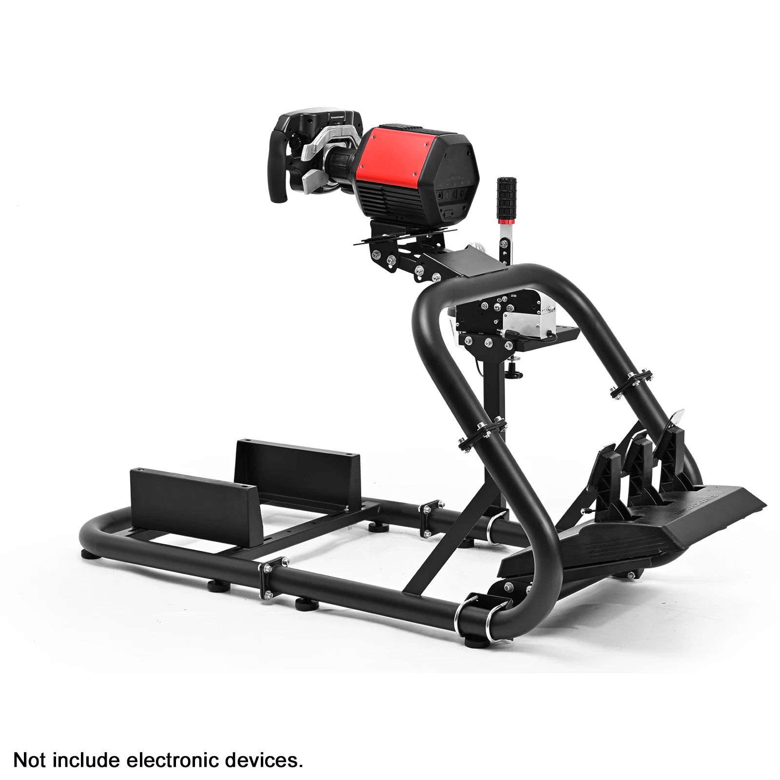 Minneer Postazione di Guida Simulatore di Corse con Tubo Rotondo Grande da 50mm, Compatibile con Logitech G27 G920 G923 G29, Thrustmaster T300 T500, Fanatec, Supporto Volante da C…