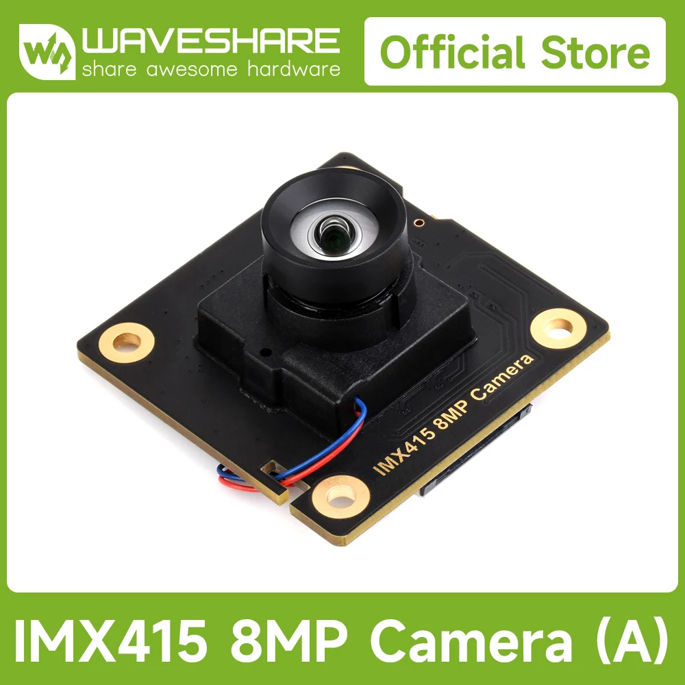 Modulo fotocamera Waveshare IMX415 da 8 MP (A), con SNR elevato, buone prestazioni a bassa luminosità, supporta schede serie Raspberry Pi/Luckfox